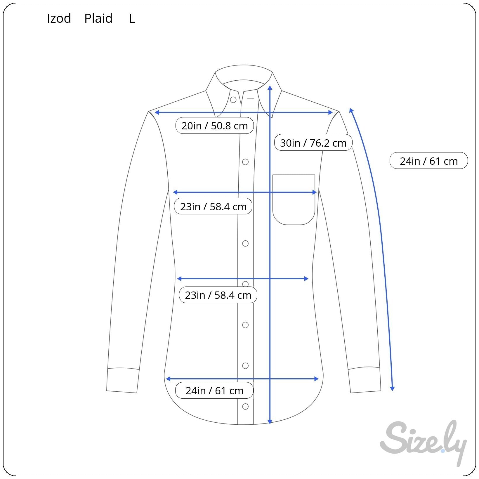 Izod Mens Long Sleeve Button Up Red/Navy/White Plaid Cotton Classic Fit Shirt L