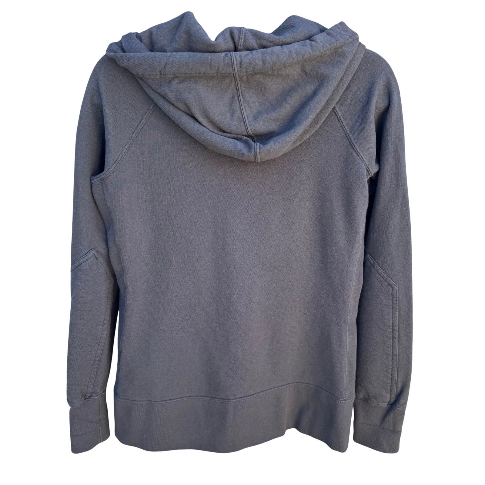 American Giant Womens Classic Full Zip Hoodie Charcoal Gray Cotton Size M USA