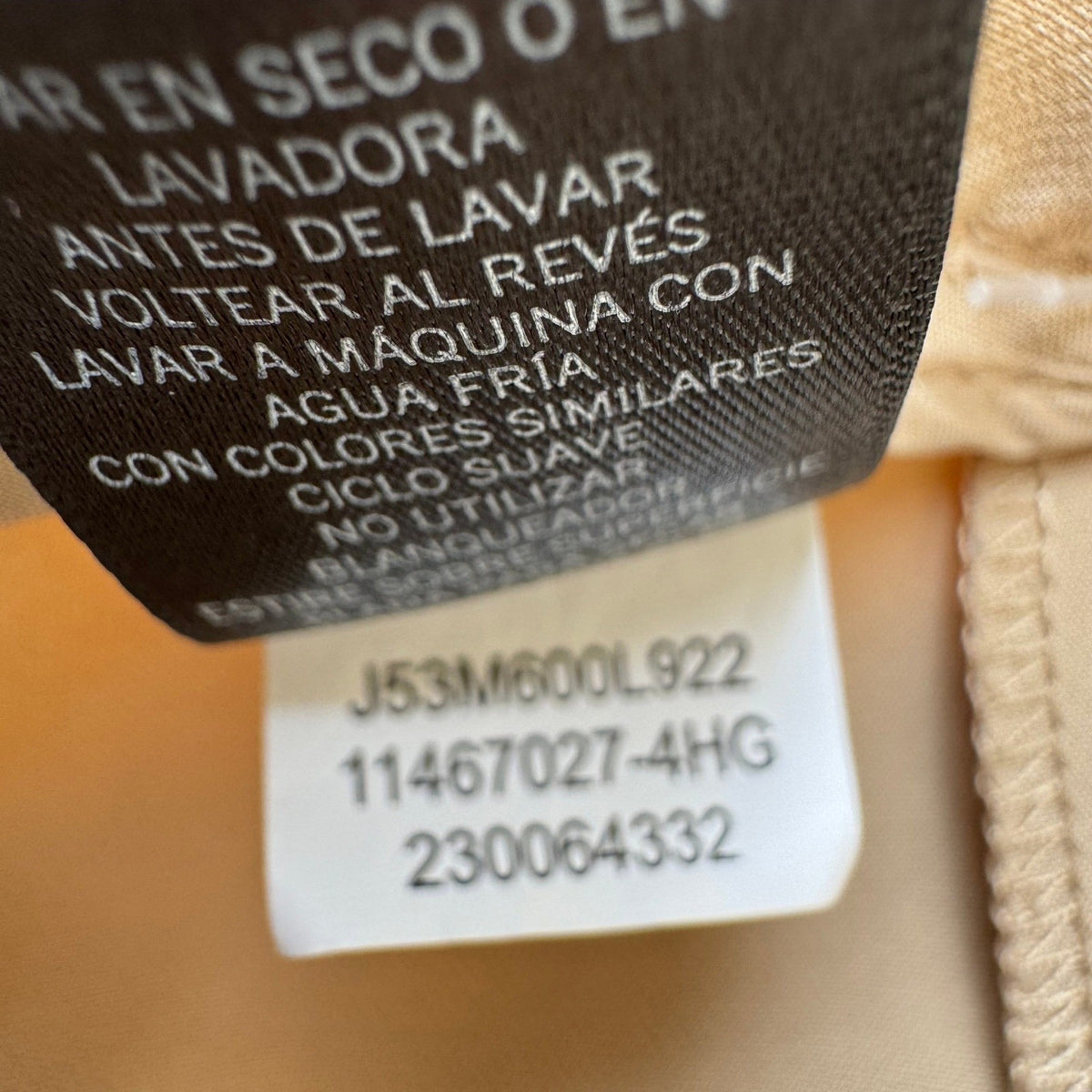 Kenneth Cole Carreman French Fabric Minimalist Straight Leg Dress Pants Tan 12