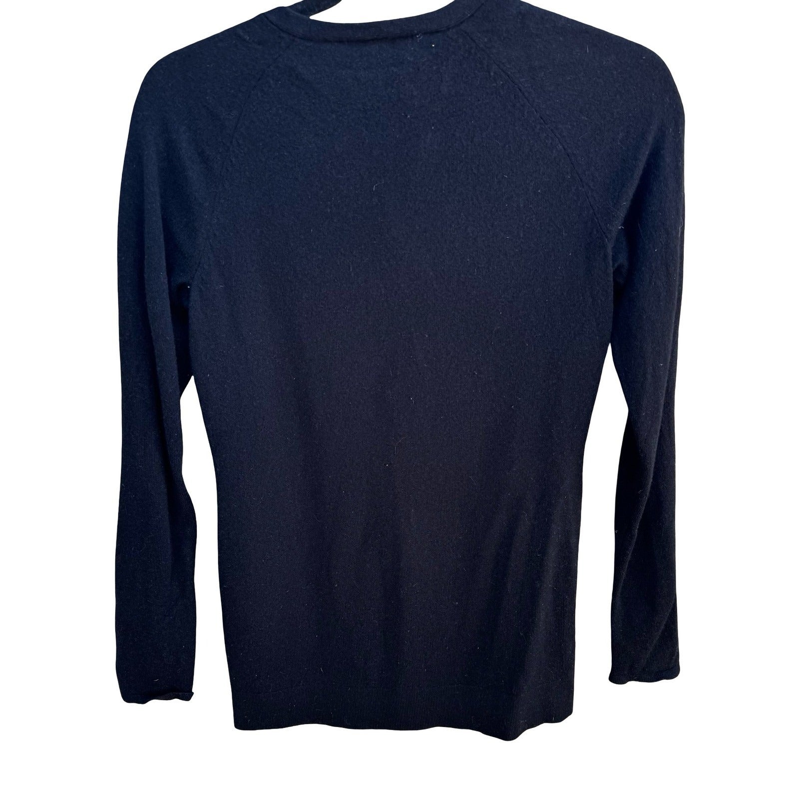 Saks Fifth Avenue 100% Cashmere Quiet Luxury Minimalist Soft Cardigan Sweater S