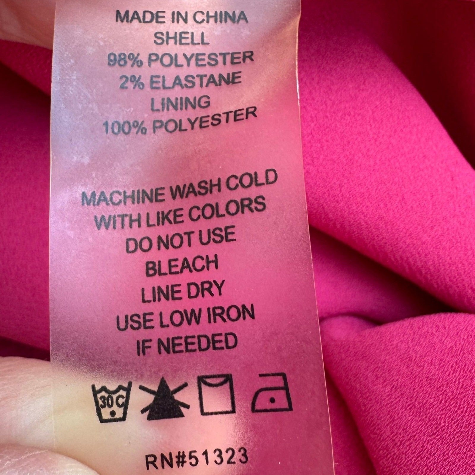 Vince Camuto Zen Bloom Tiered Asymmetrical Shift Cocktail Dress Hot Pink 12 NEW