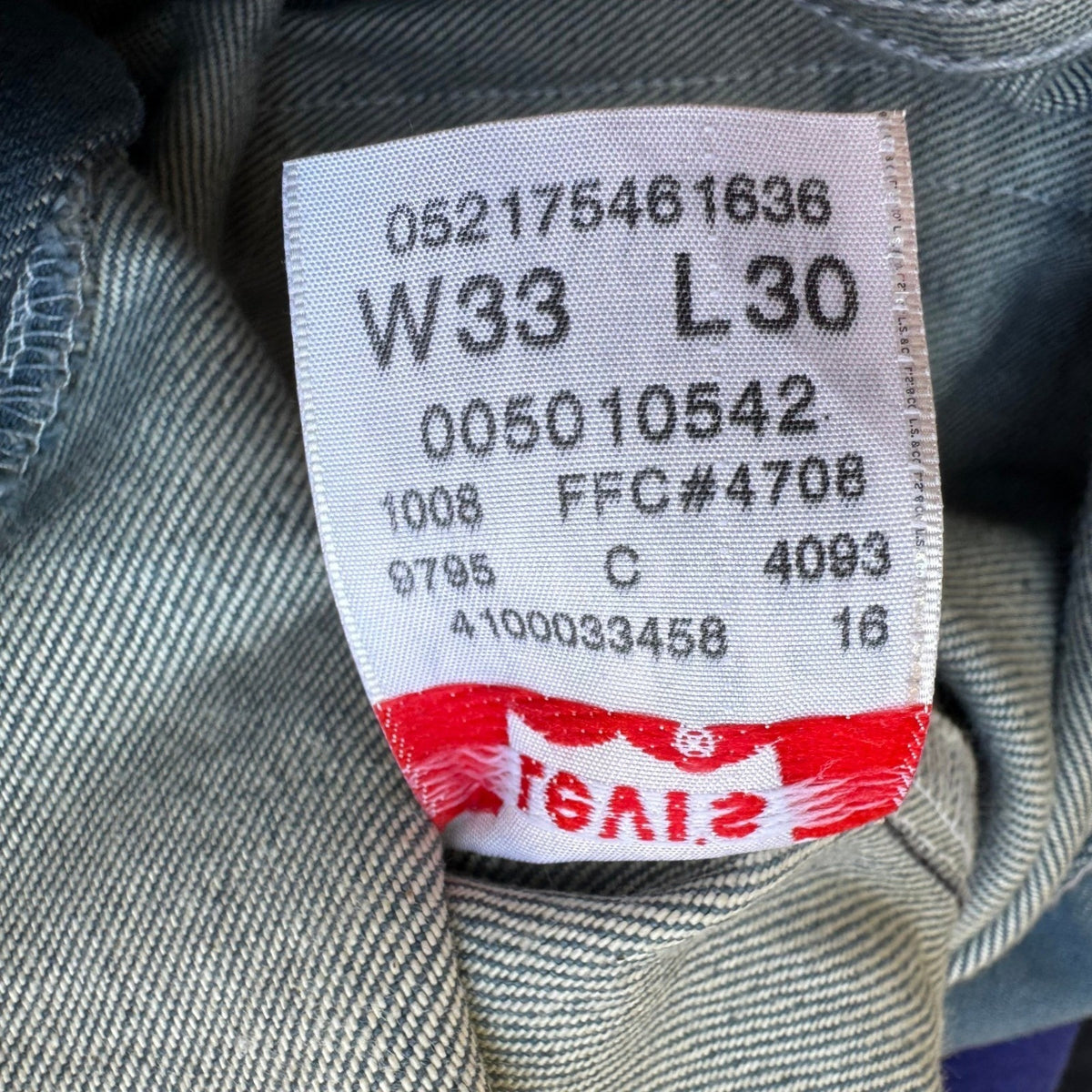 Levis 501 Original Straight Leg Button Fly Jeans Made In Mexico Blue Mens 33x30