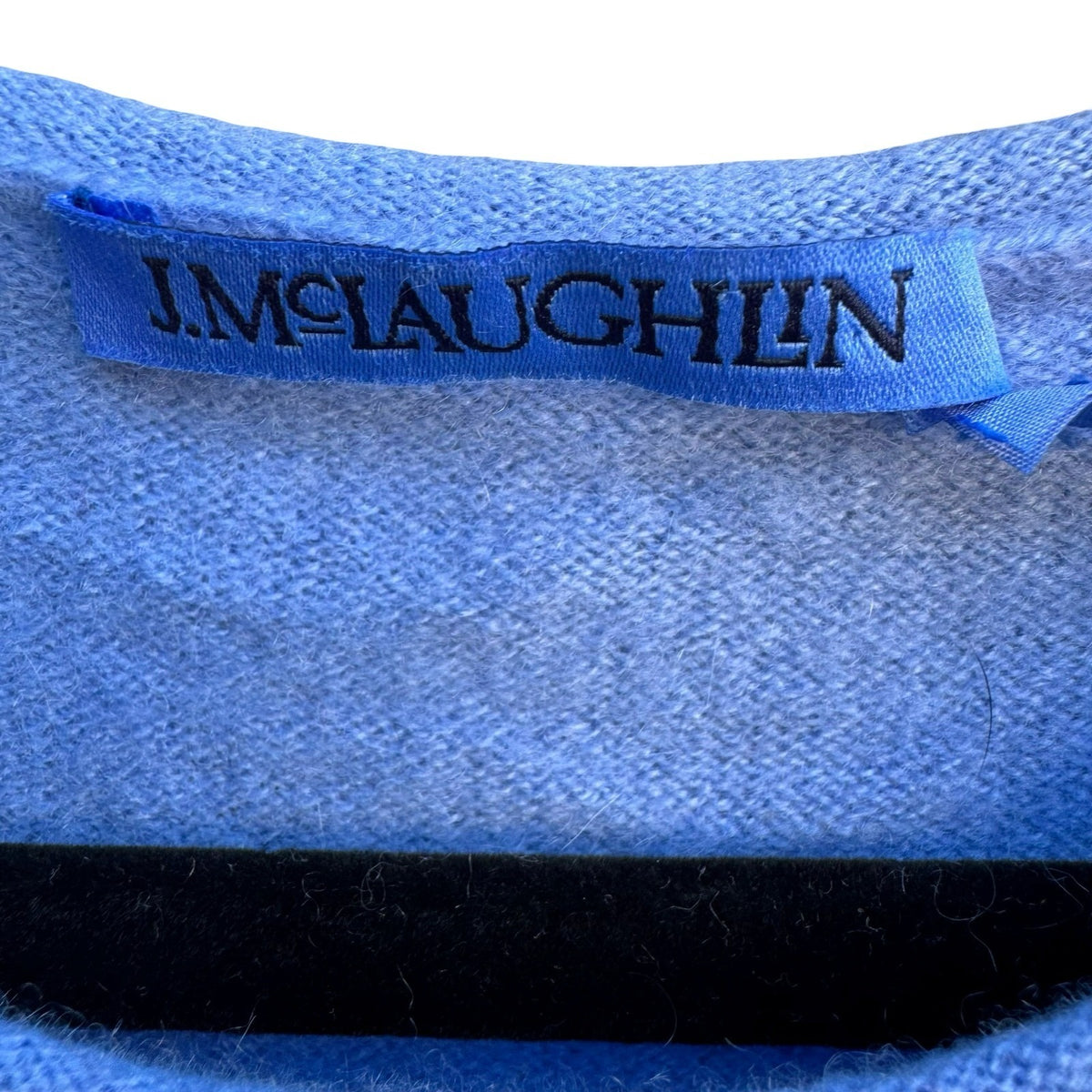 J McLaughlin 100% Cashmere Quiet Luxury Minimalist Coastal Sweater Pastel Blue S