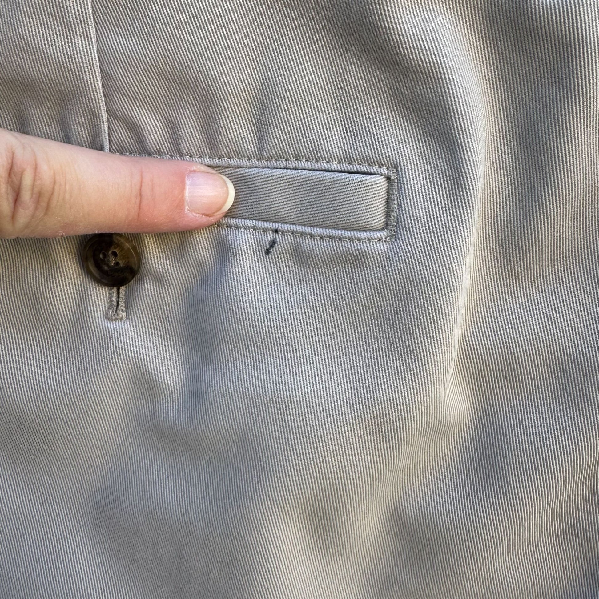 Brooks Brothers Advantage Chino Clark Mens Pants W31 L30 Preppy All Cotton Beige