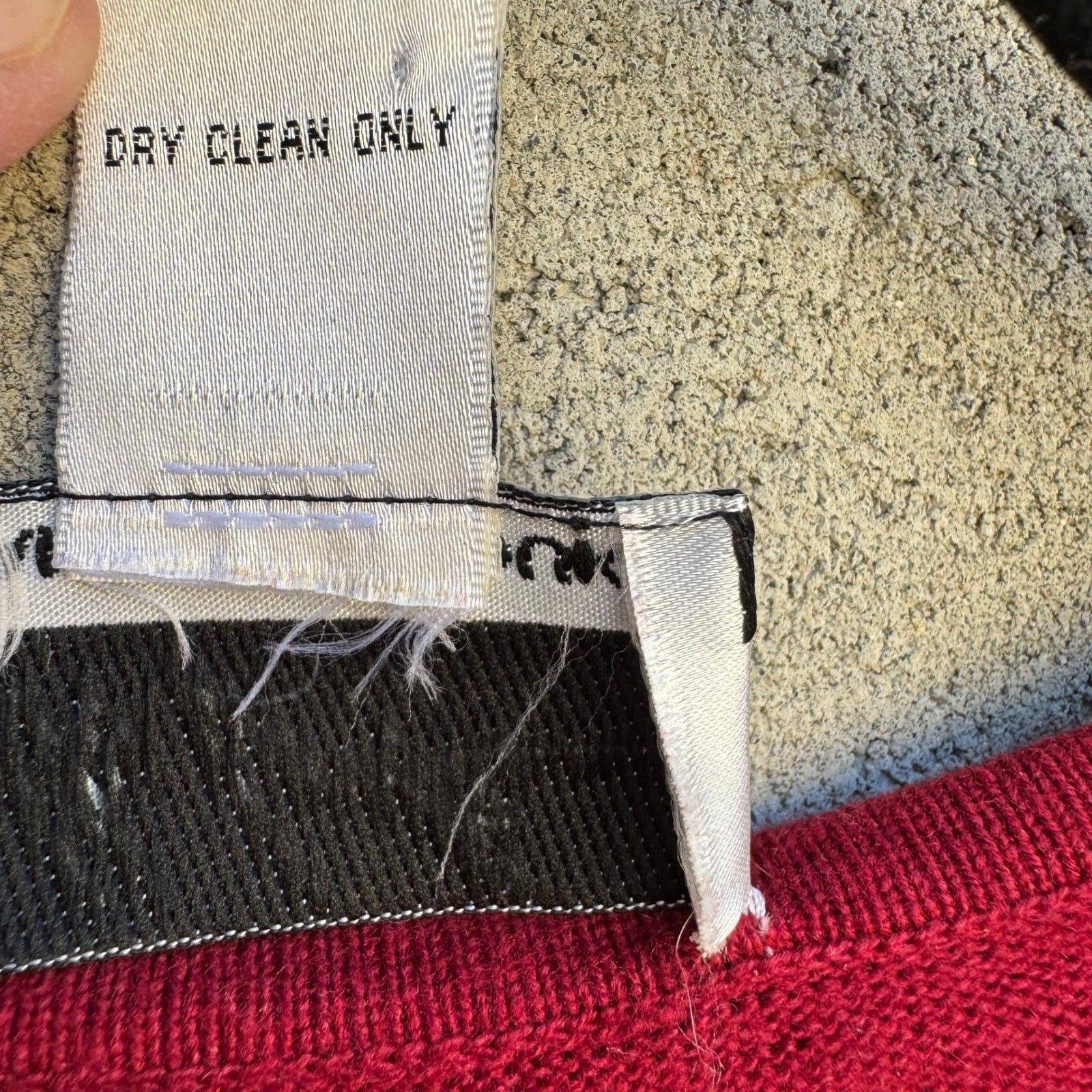 Randolph Duke The Look Womens Silk Cashmere Sweater Berry Red Minimalist Luxury