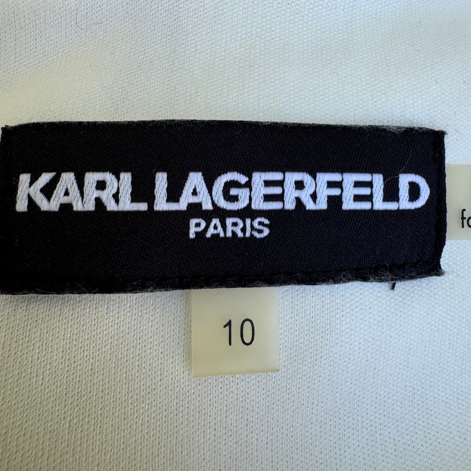Karl Lagerfeld Paris Minimalist Garden Party Floral Fit Flare A Line Dress 10