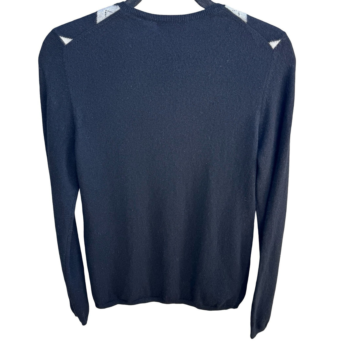 Charter Club Argyle Cashmere Old Money Academia Minimalist Preppy Sweater S