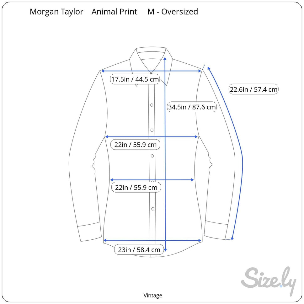 Morgan Taylor Womens M Leopard Print Button-Down Nightshirt Sleepwear Loungewear