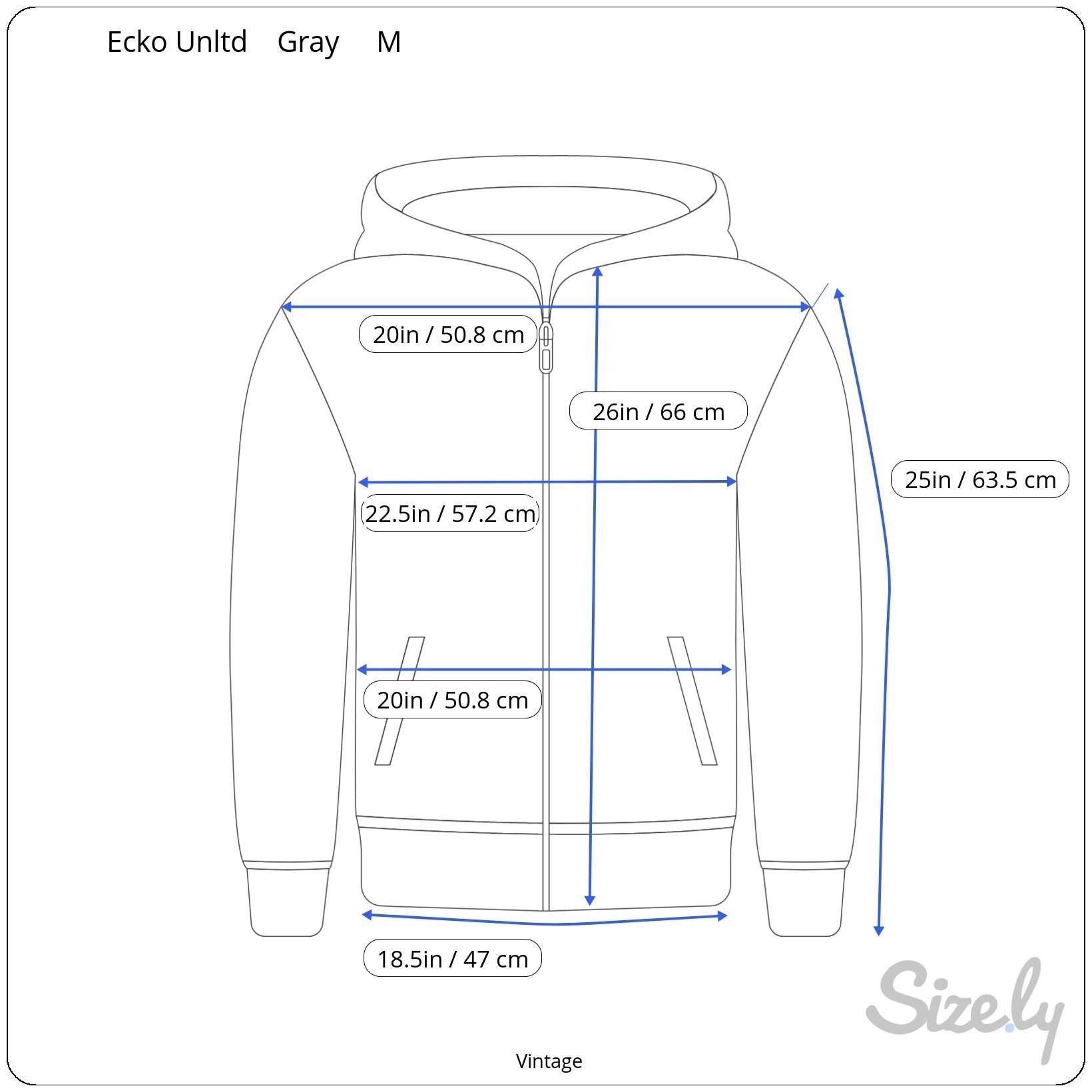 Ecko Unltd Gray Zip-Up Hoodie Rhino Logo Design Drawstring Hood Pockets Mens Med