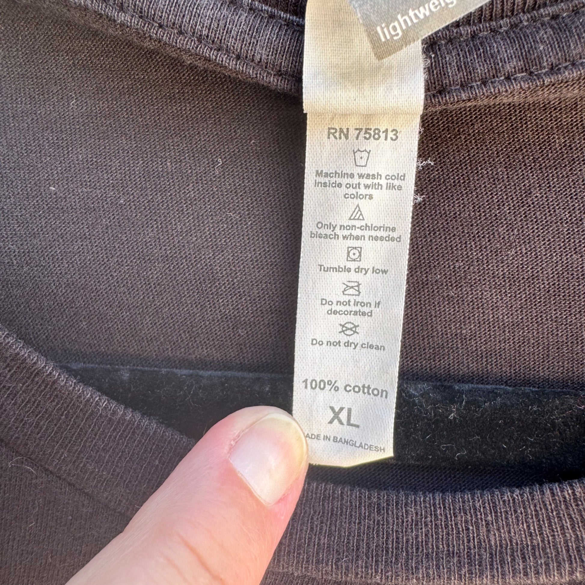 The Heavy Amen UK Graphic Print Mens Black Cotton Logo Band Casual Tee Shirt XL