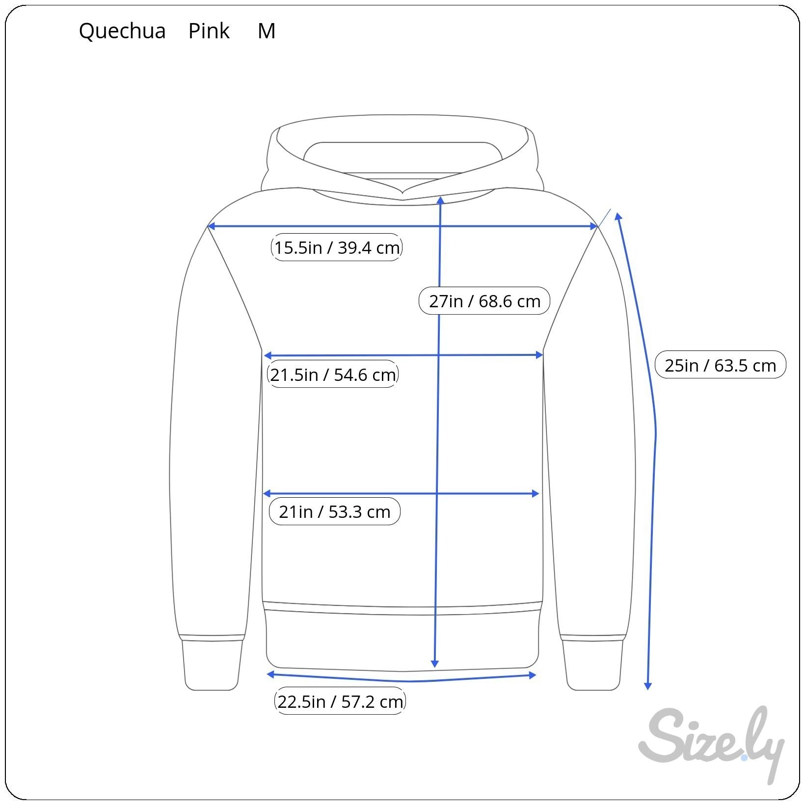 Quechua Decathlon Virtual Pink Waterproof Hooded Fold Up Long Sleeve Rain Jacket M