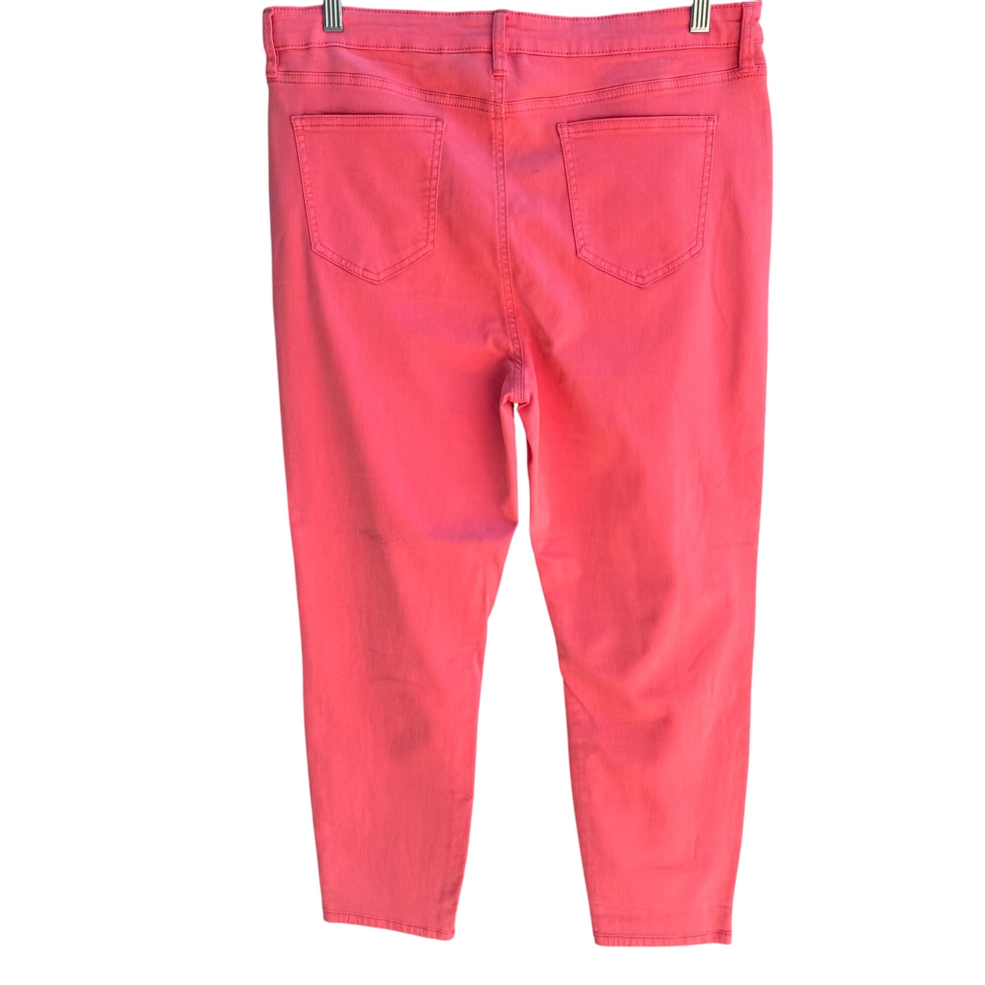 Buffalo David Bitton Havana High-Rise Ankle Skinny Jeans Soft Stretch Pink 14/34