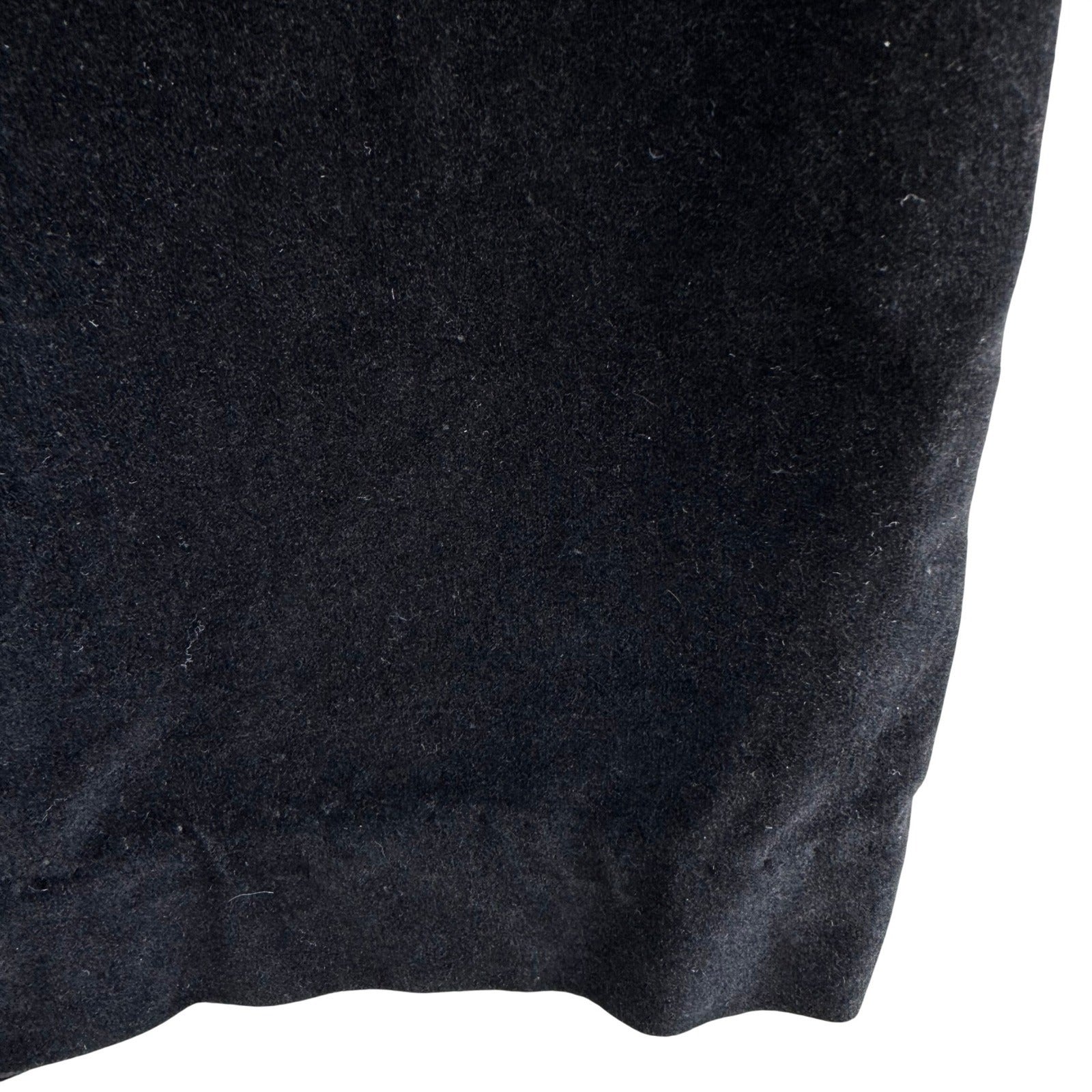 American Classics Vintage Black Velvet Pencil Party Skirt High Waisted Cotton XS