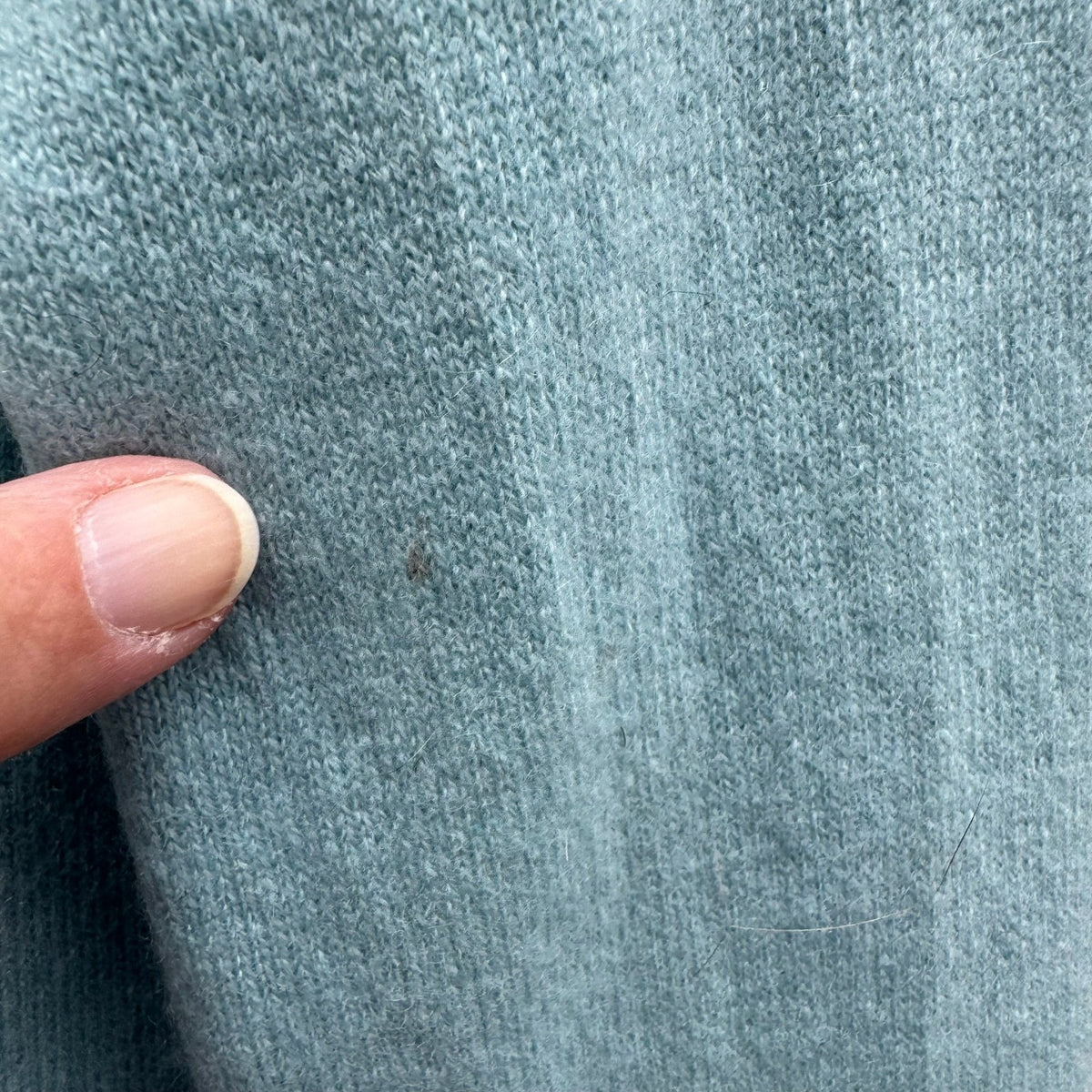 Charter Club 100% Cashmere Minimalist Preppy Turtleneck Sweater Pastel Blue S