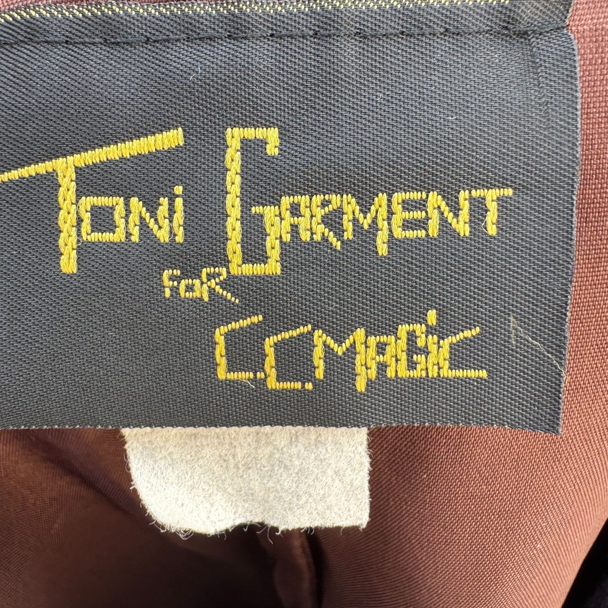 Toni Garment CC Magic Vintage Floral Button Up Pleated Jewel Tone Blazer Skirt S