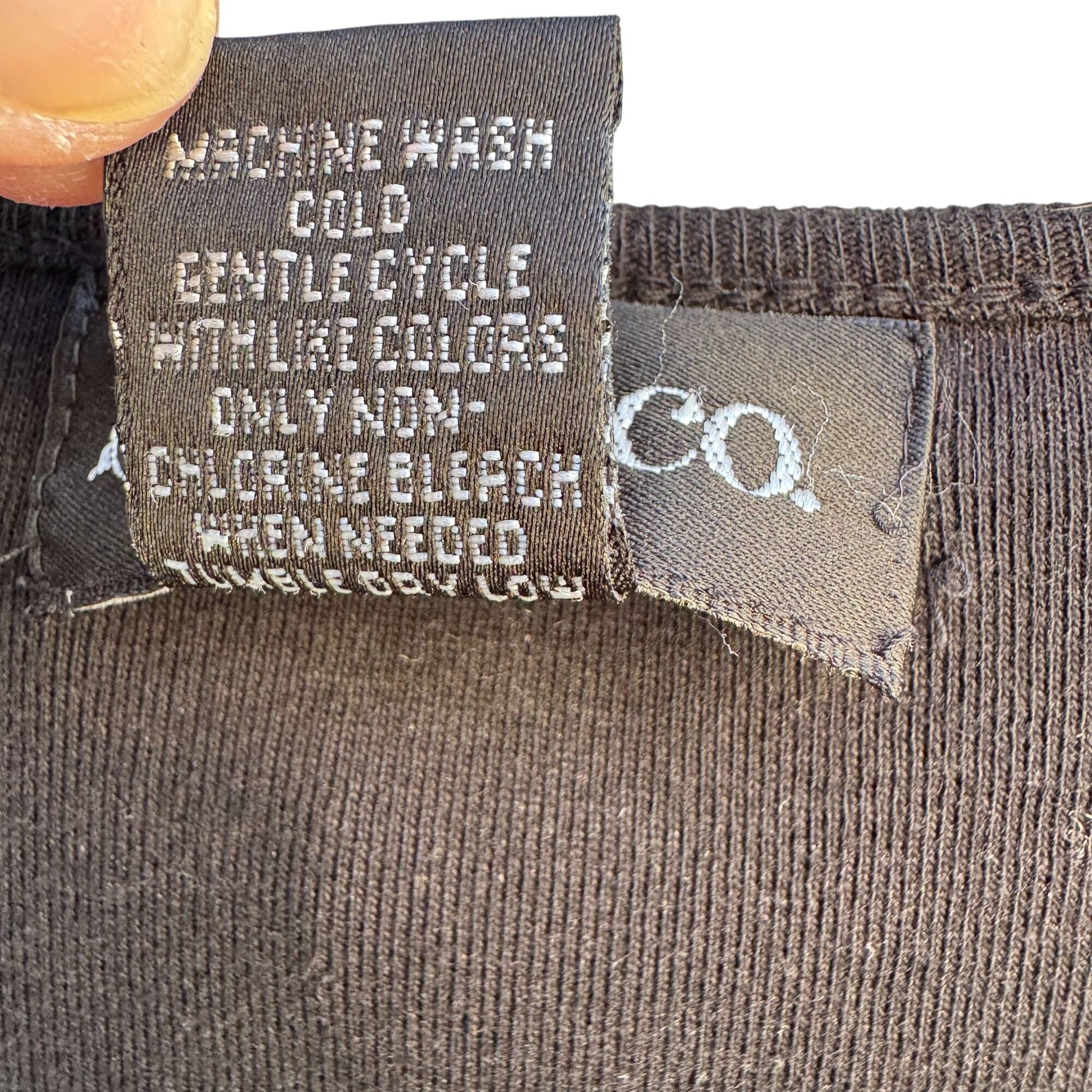 Style & Co Womens Black Teal Floral Embroidered Top Cropped Stretch Pants Set L