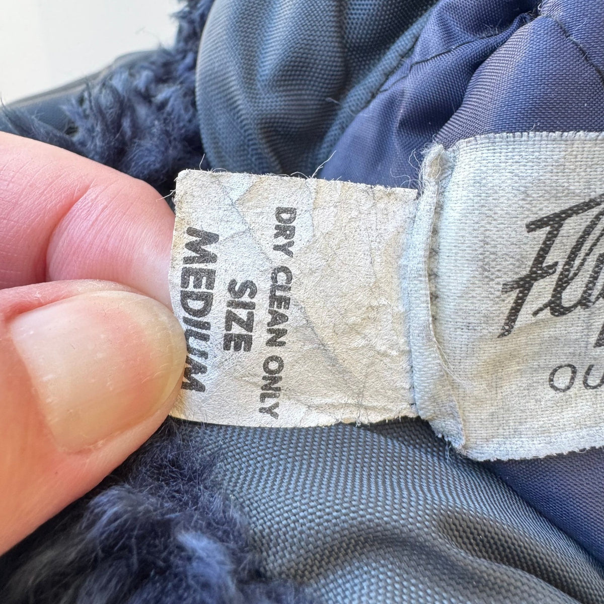 Vintage Flight Jacket N-3B Snorkel Parka Military Americana Faux Fur Hood Mens M