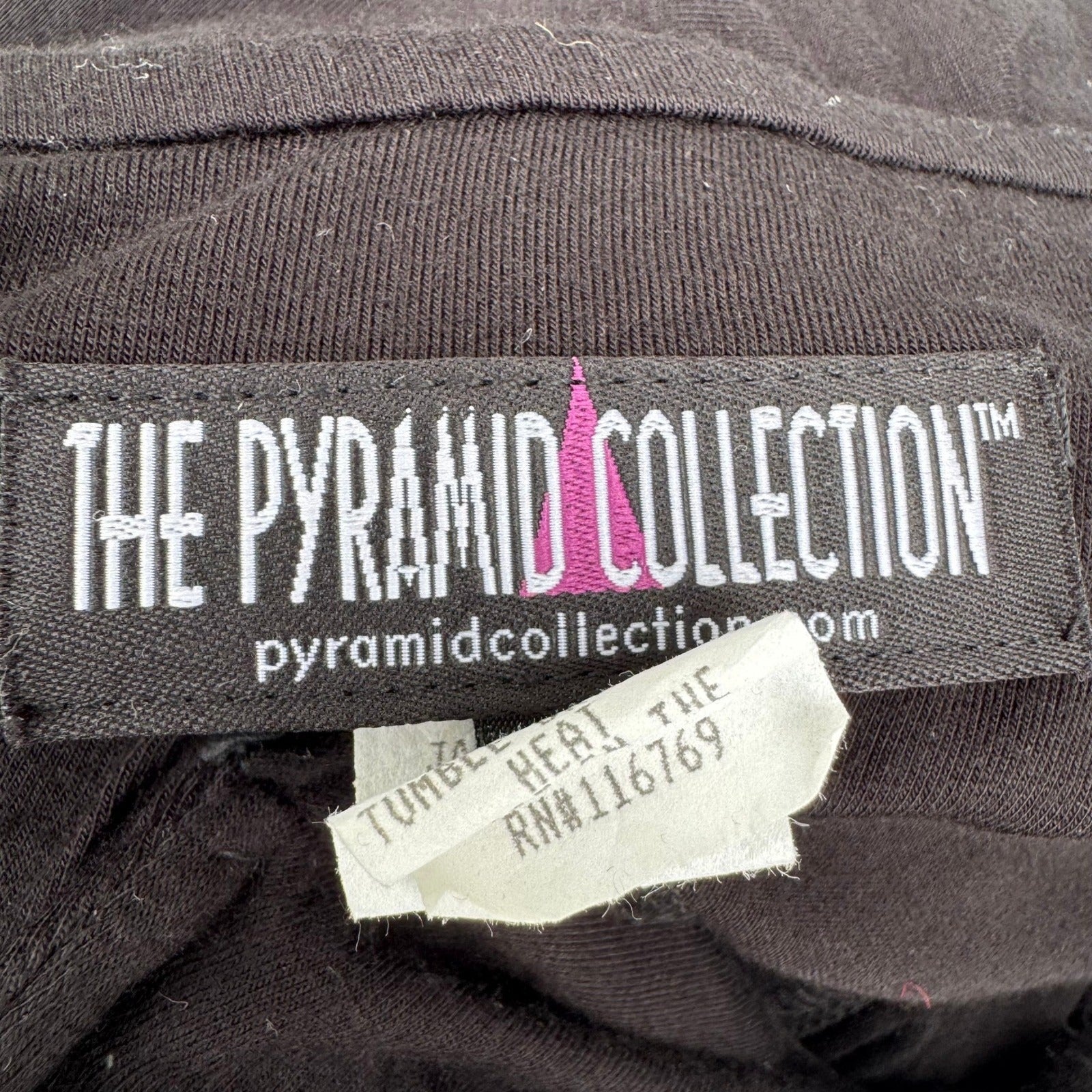 The Pyramid Collection Vintage 80s Black Skirted Leggings High Low Flare Skirt M