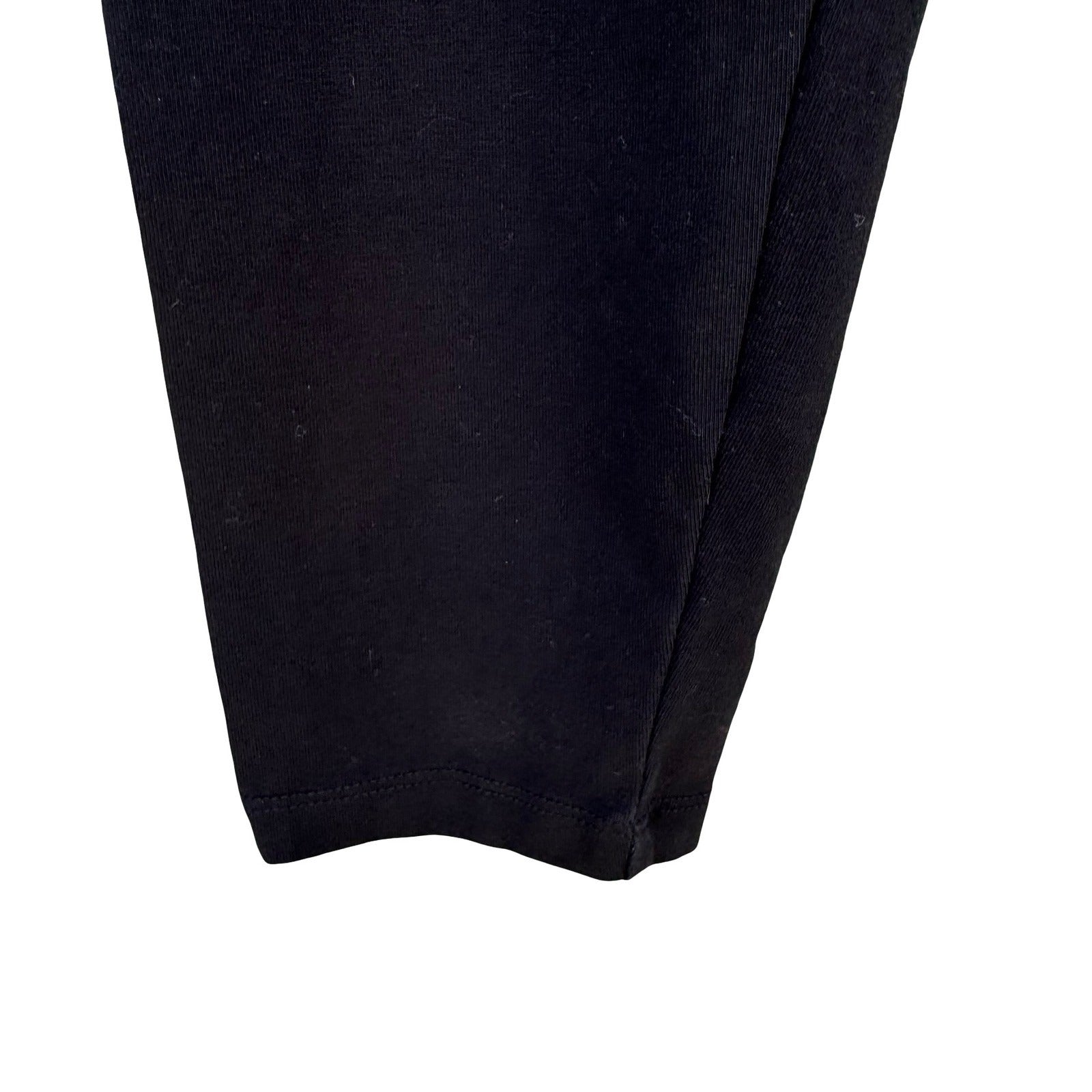 J. Jill Black Pima Cotton Ankle Leggings Womens L High Rise Stretch Minimalist