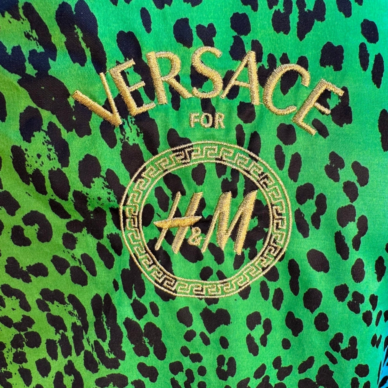 Versace for H&M Glam Faux Fur Vest Double Buckle Leather Straps Hanger Dustbag 6