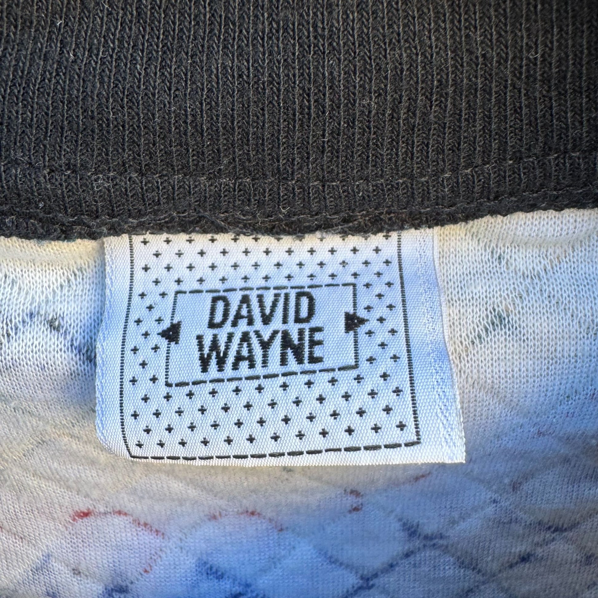 David Wayne Vintage Womens Quilted Geometric Print Retro Bomber Jacket Womens XL