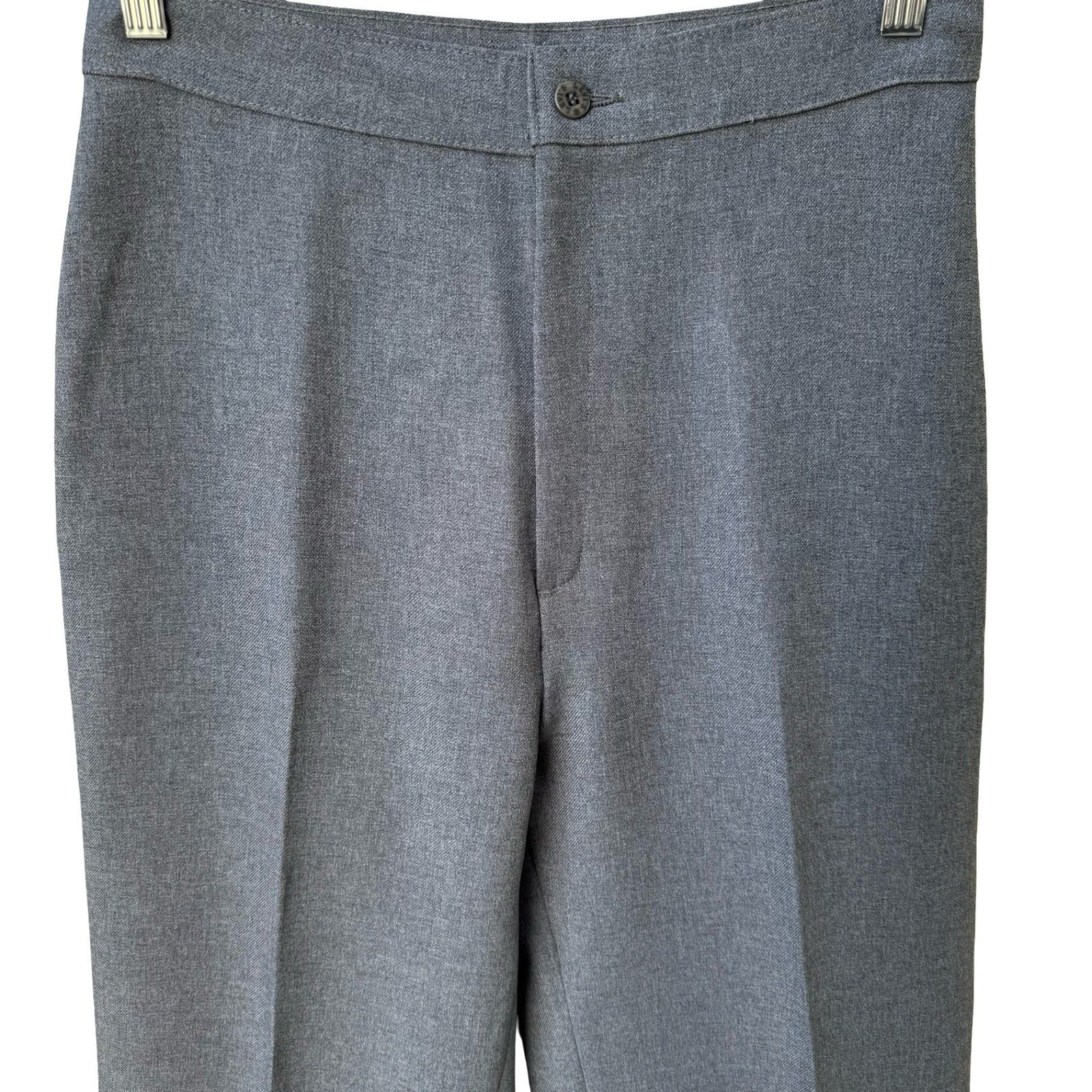 Levis Bend Over Vintage 70s 80s High Rise Straight Leg Dress Pants Gray Womens M