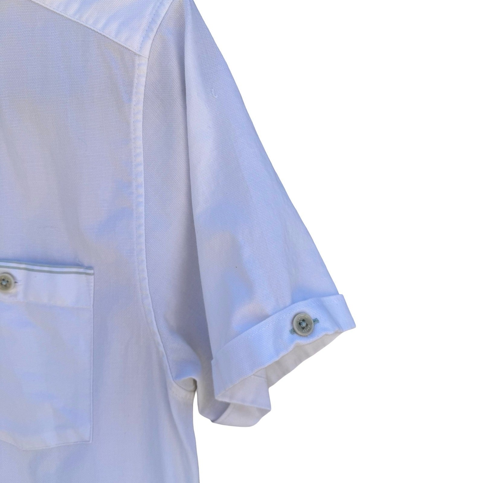 Ted Baker London Mens S Wallabi White Button Down Shirt Minimalist Preppy Summer