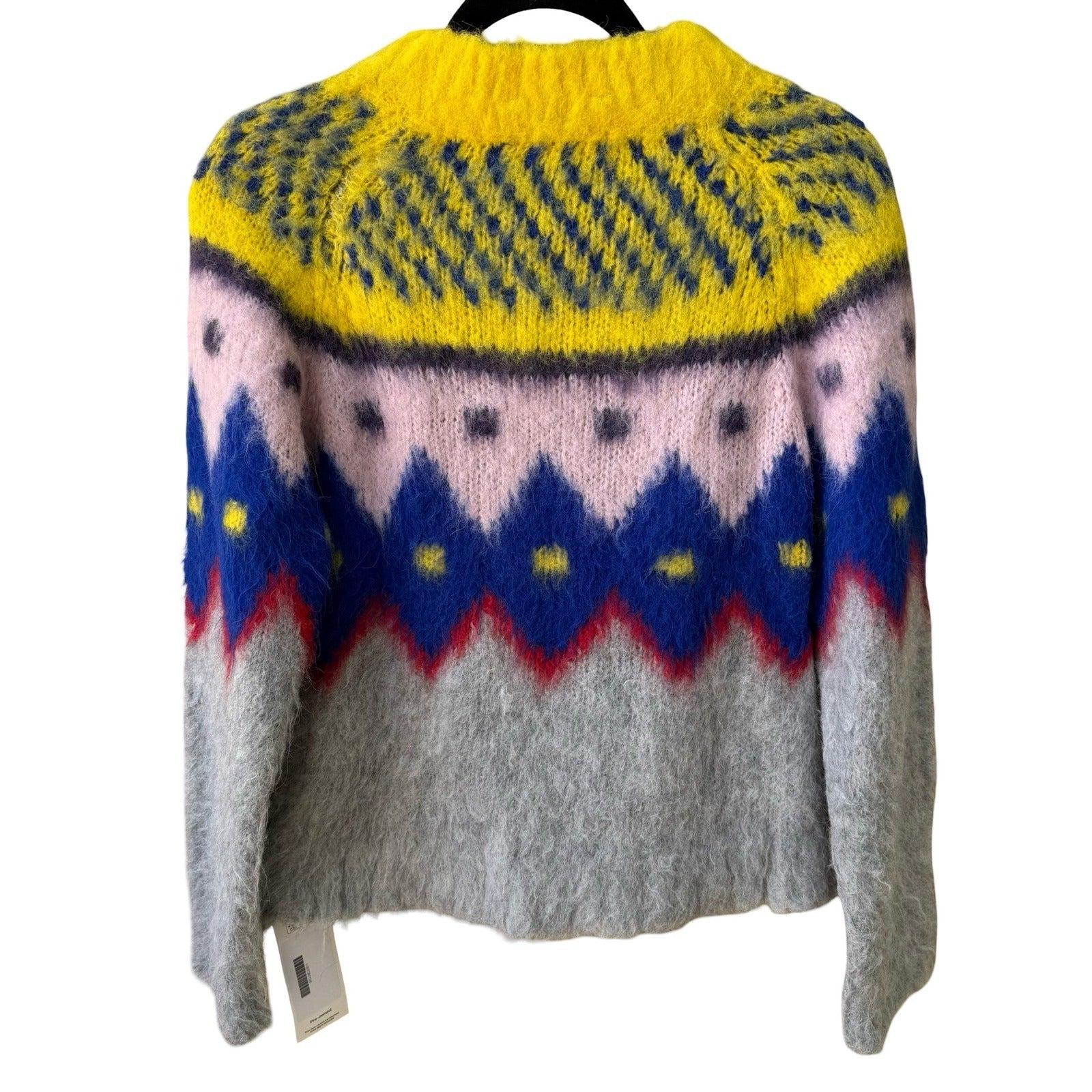 Gudrun & Gudrun Handknit Faroe Islands Mohair Nordic Scandi Fair Isle Sweater M