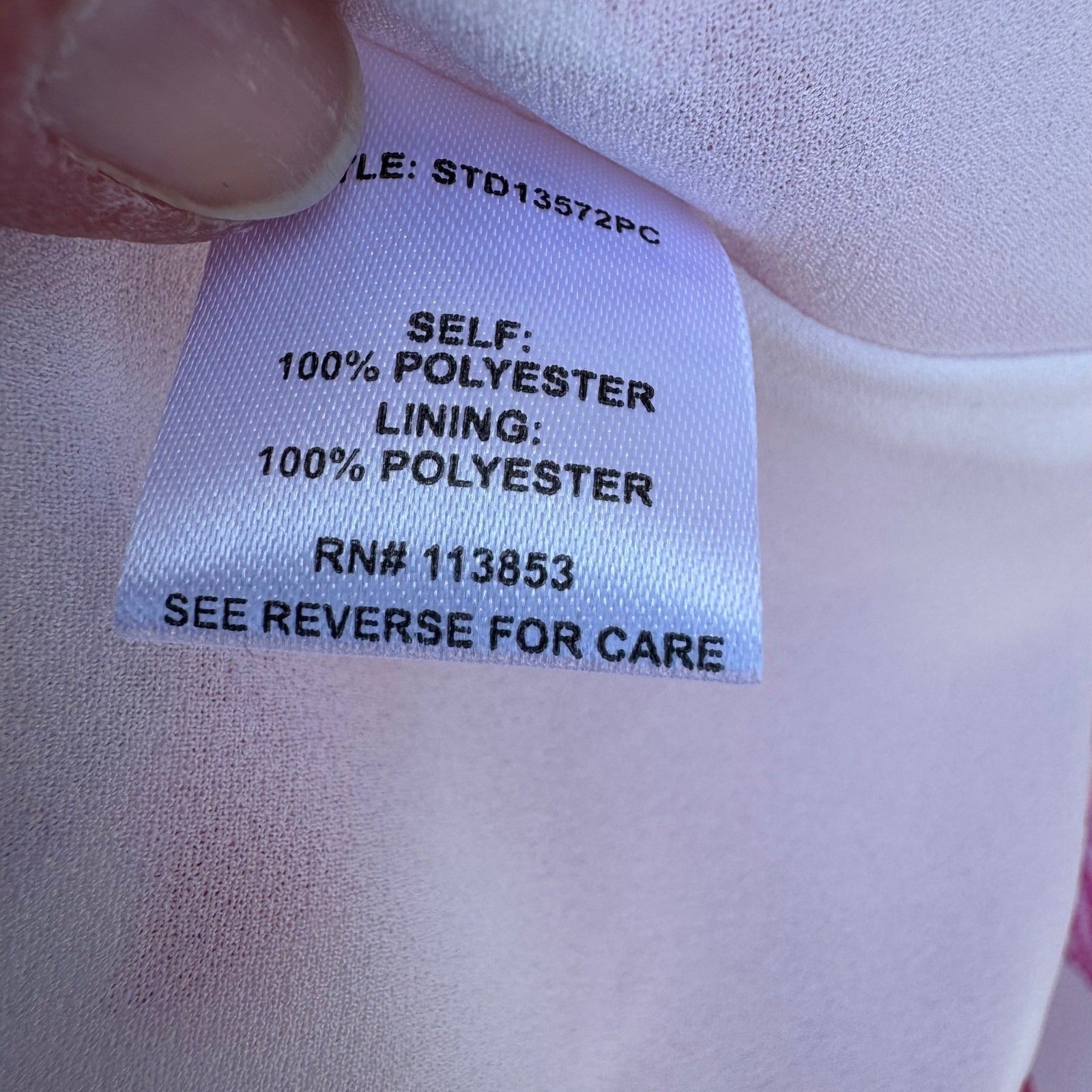 Sugarlips Pink Floral Long Balloon Sleeve Mini Dress White Tie Waist NWT Size S