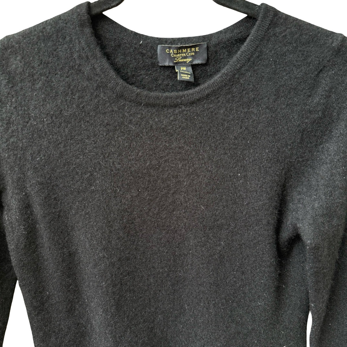 Charter Club Luxury 100% Cashmere Quiet Luxury Old Money Minimalist Sweater M