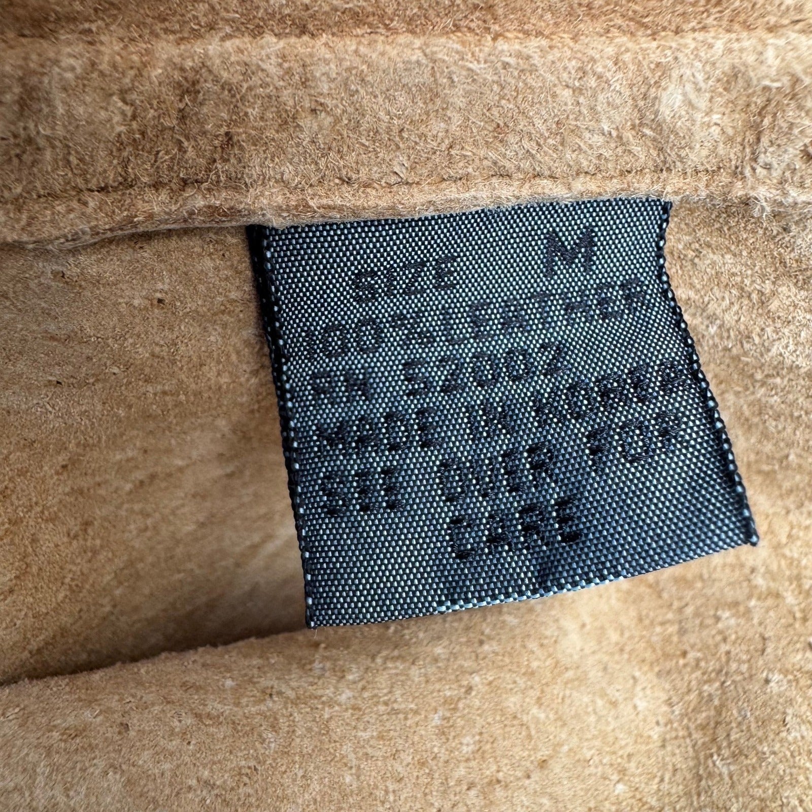 Lizwear Vintage Tan Suede Leather Fringe Western Jacket Womens M Rodeo Festival