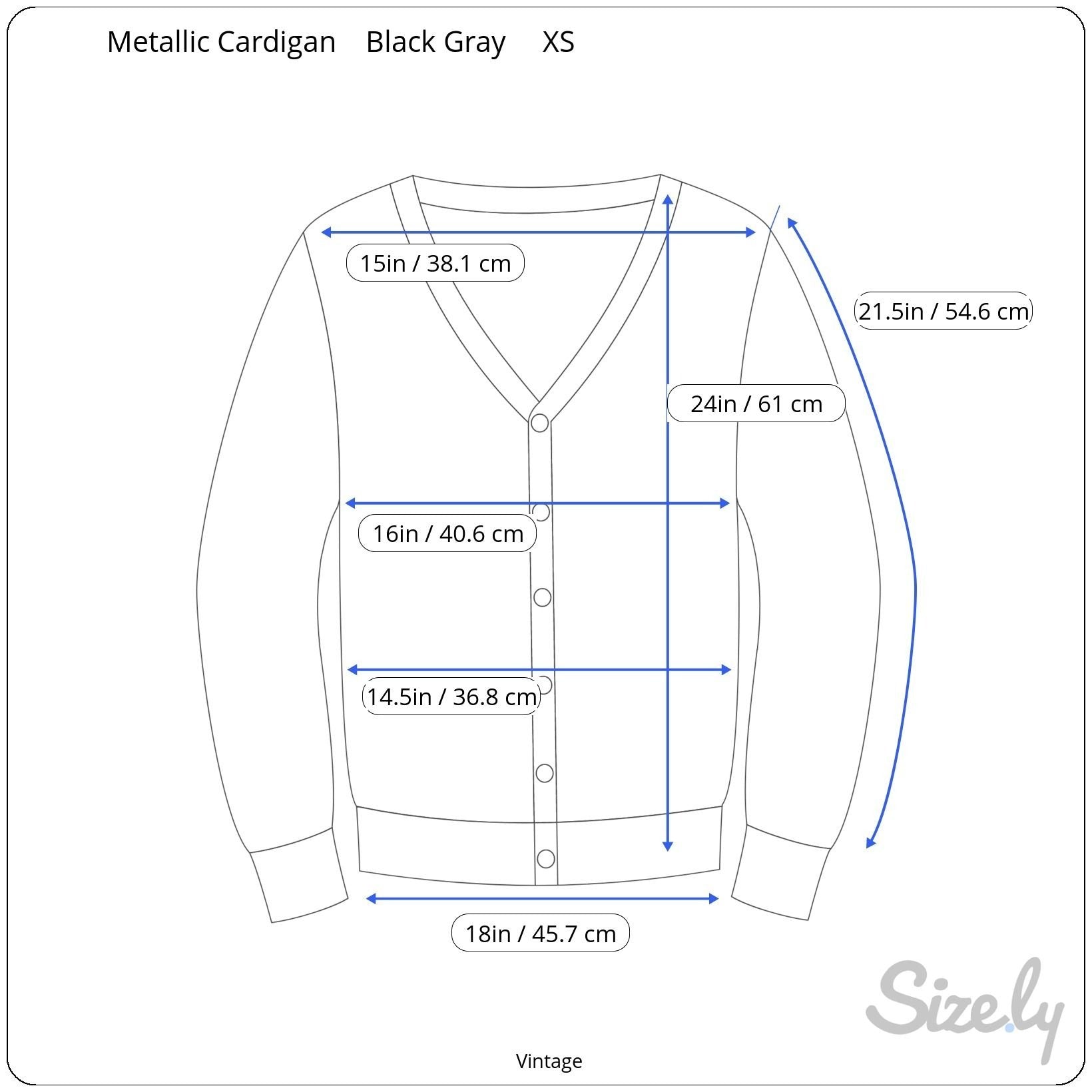 Womens Vintage Brown Wool Metallic Knit Button-Up Cardigan Sweater With Pockets
