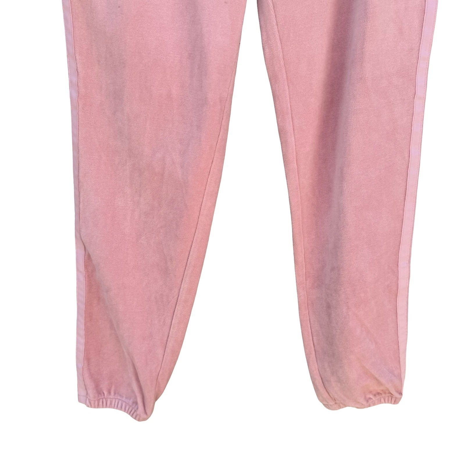 The Childrens Place Girls Pink Velour Joggers Serene Blush Size L 10/12 NEW