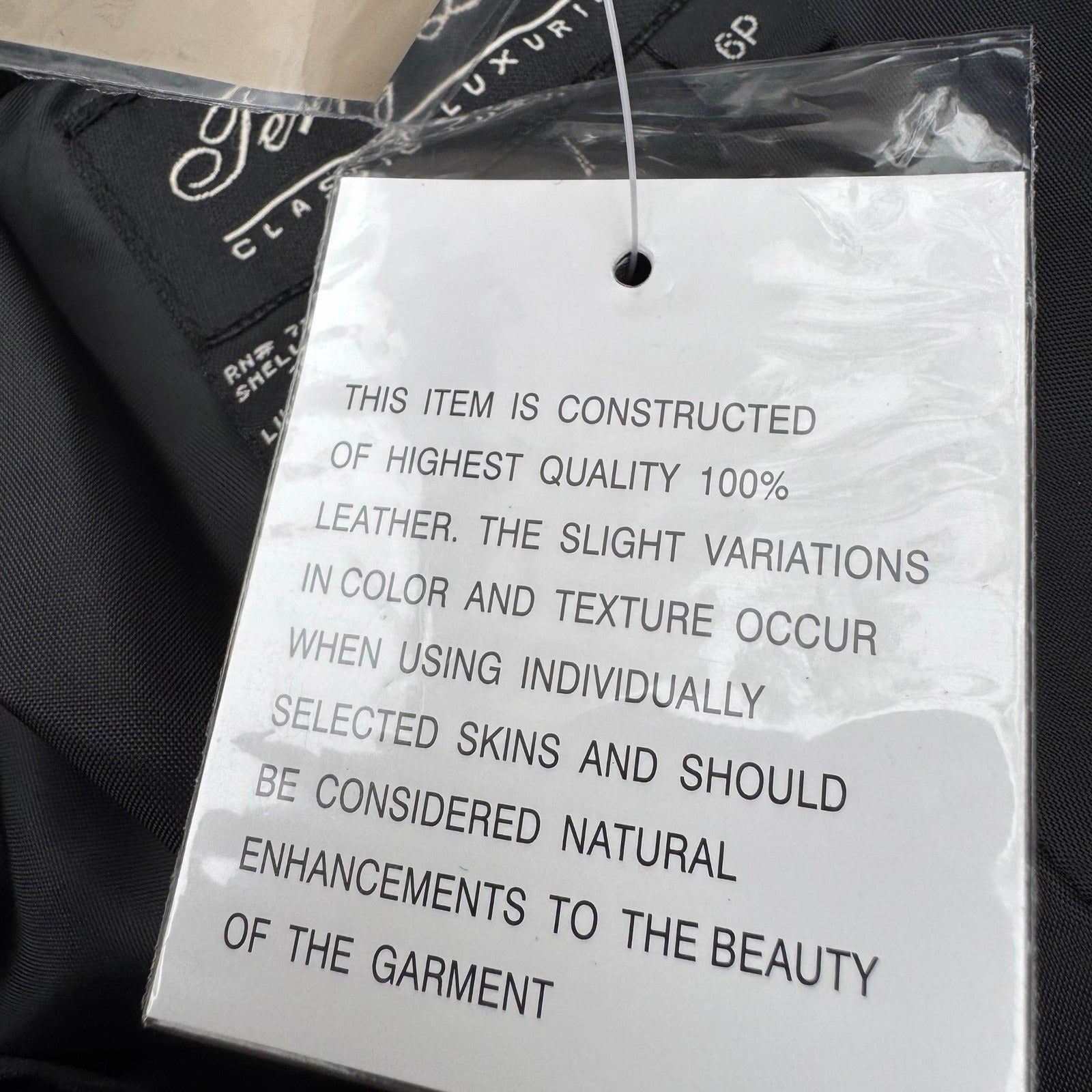Terry Lewis Classic Luxuries Black Suede Leather Pants Petite 6P T4005-001 NEW