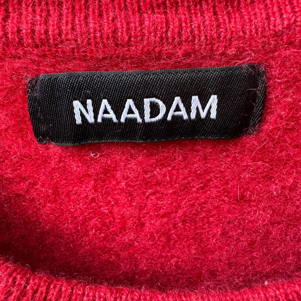 NAADAM 100% Cashmere Quiet Luxury Old Money Minimalist Cozy Sweater Tomato Red S