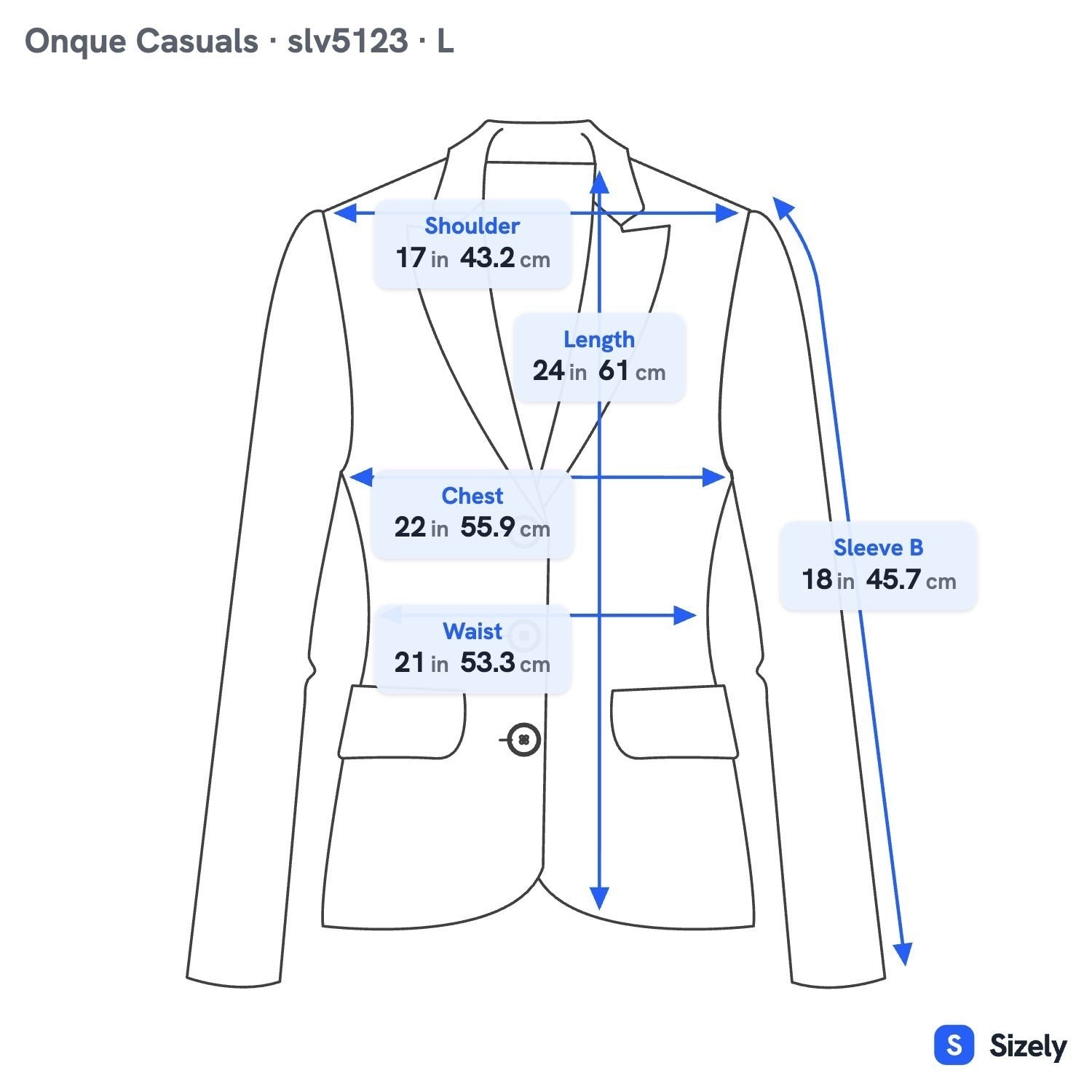Onque Casual Coastal Nautical Beachy French Terry Pearl Button Jacket Blue L NWT