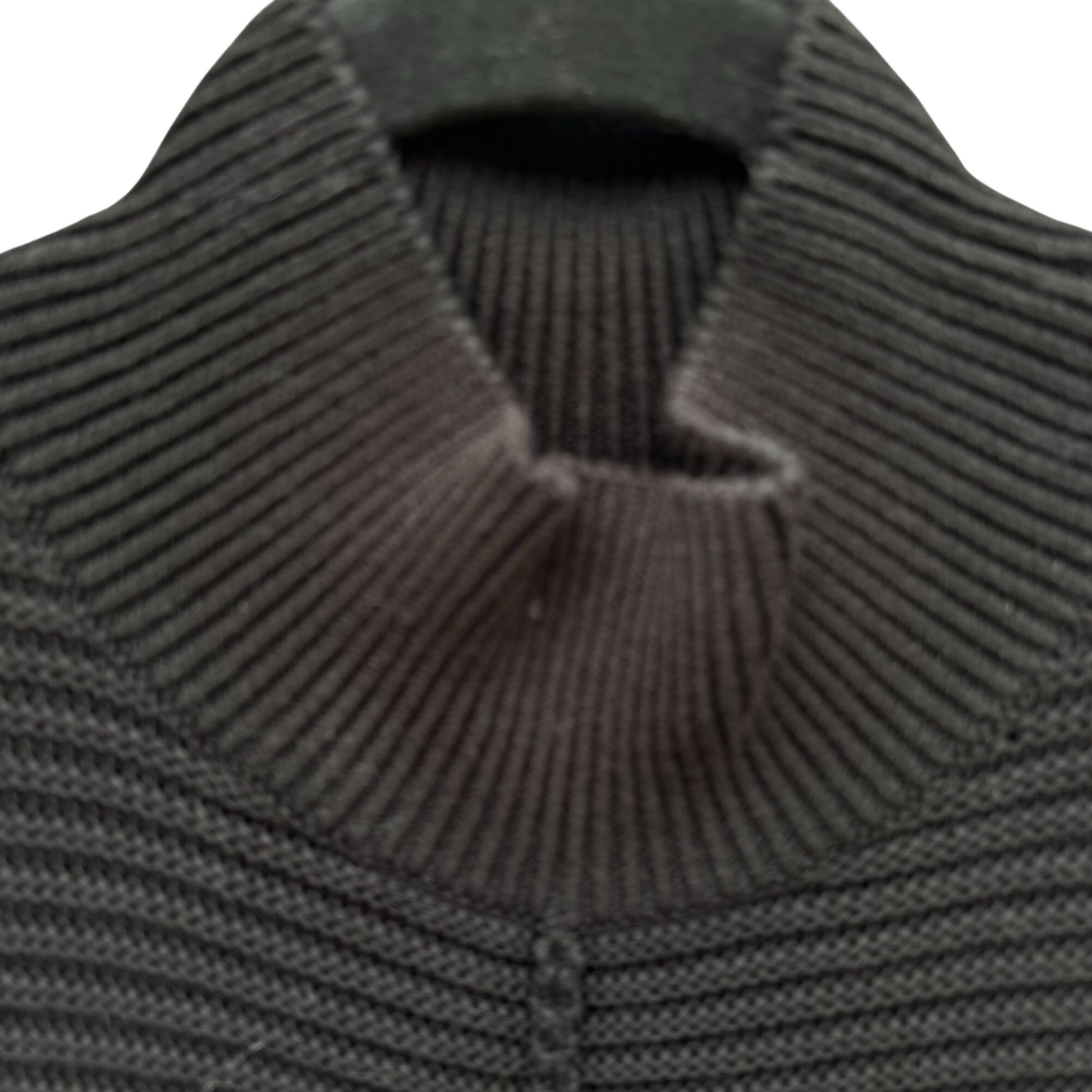 Marla Wynne Black Ribbed Knit Turtleneck Sweater XS Womens Preppy Minimalist