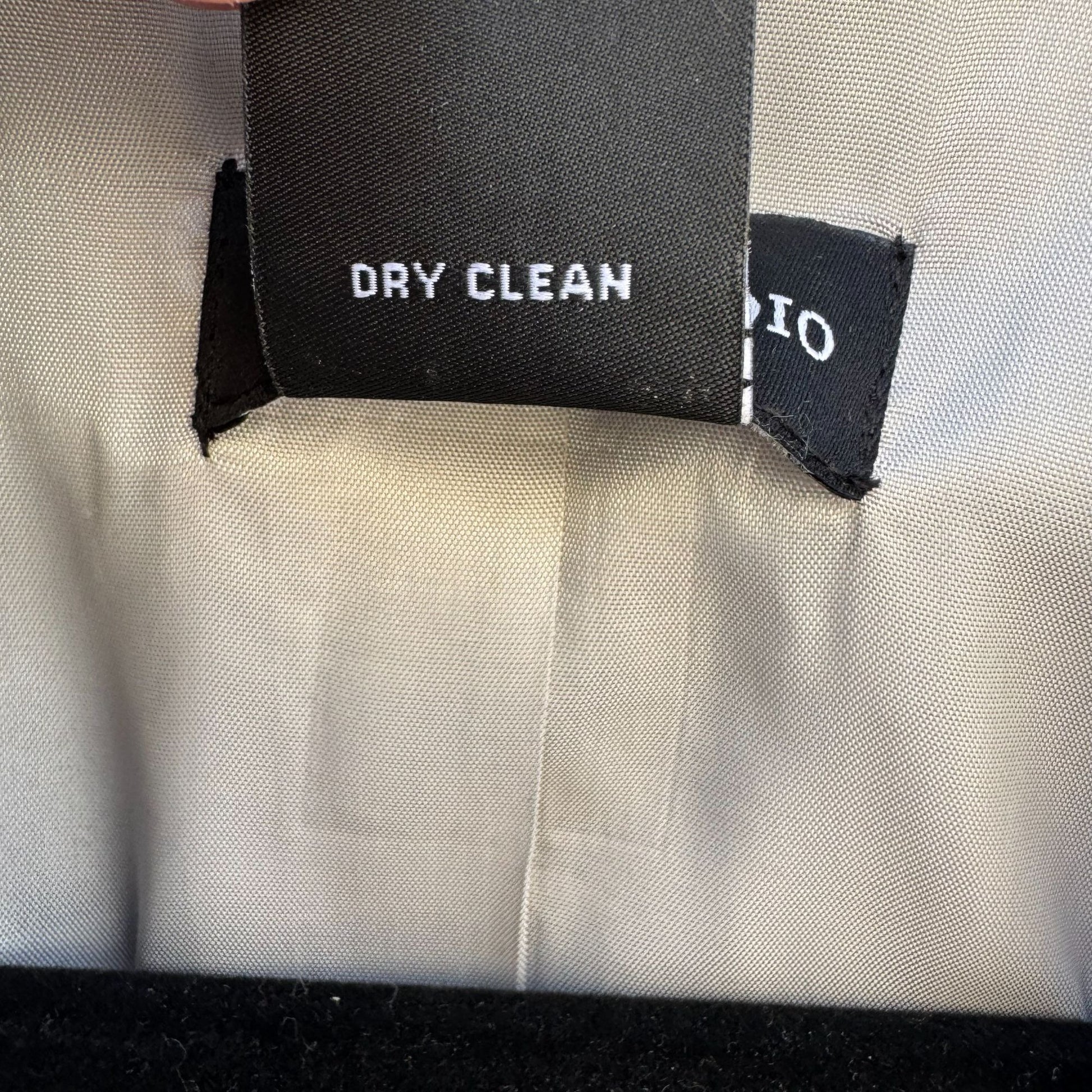 Sutton Studio Womens Frayed Tweed Gray Single Button Closure Blazer Jacket New 14