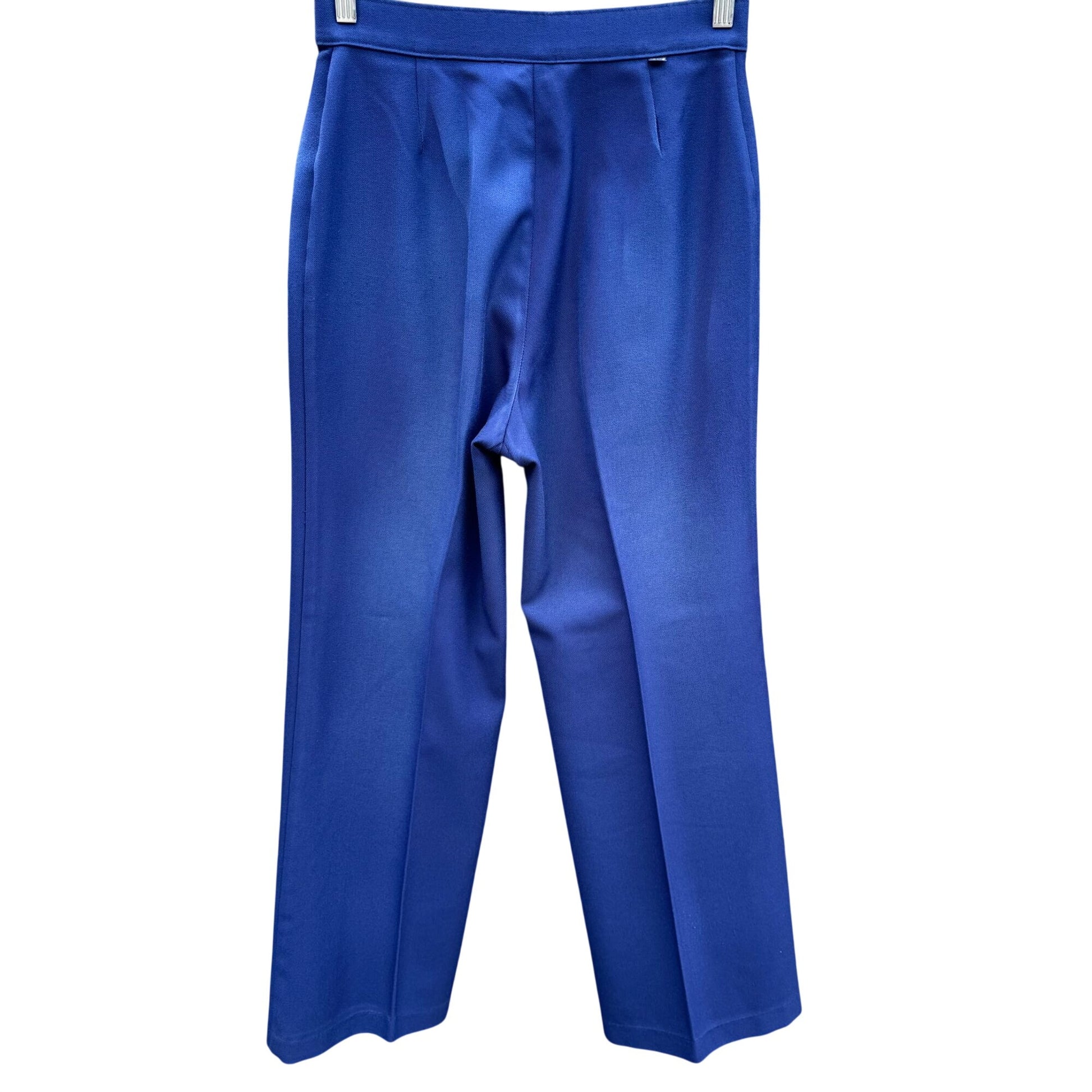 Levi Strauss Vintage 70s 80s Womens Blue High-Waisted Straight Leg Dress Trouser