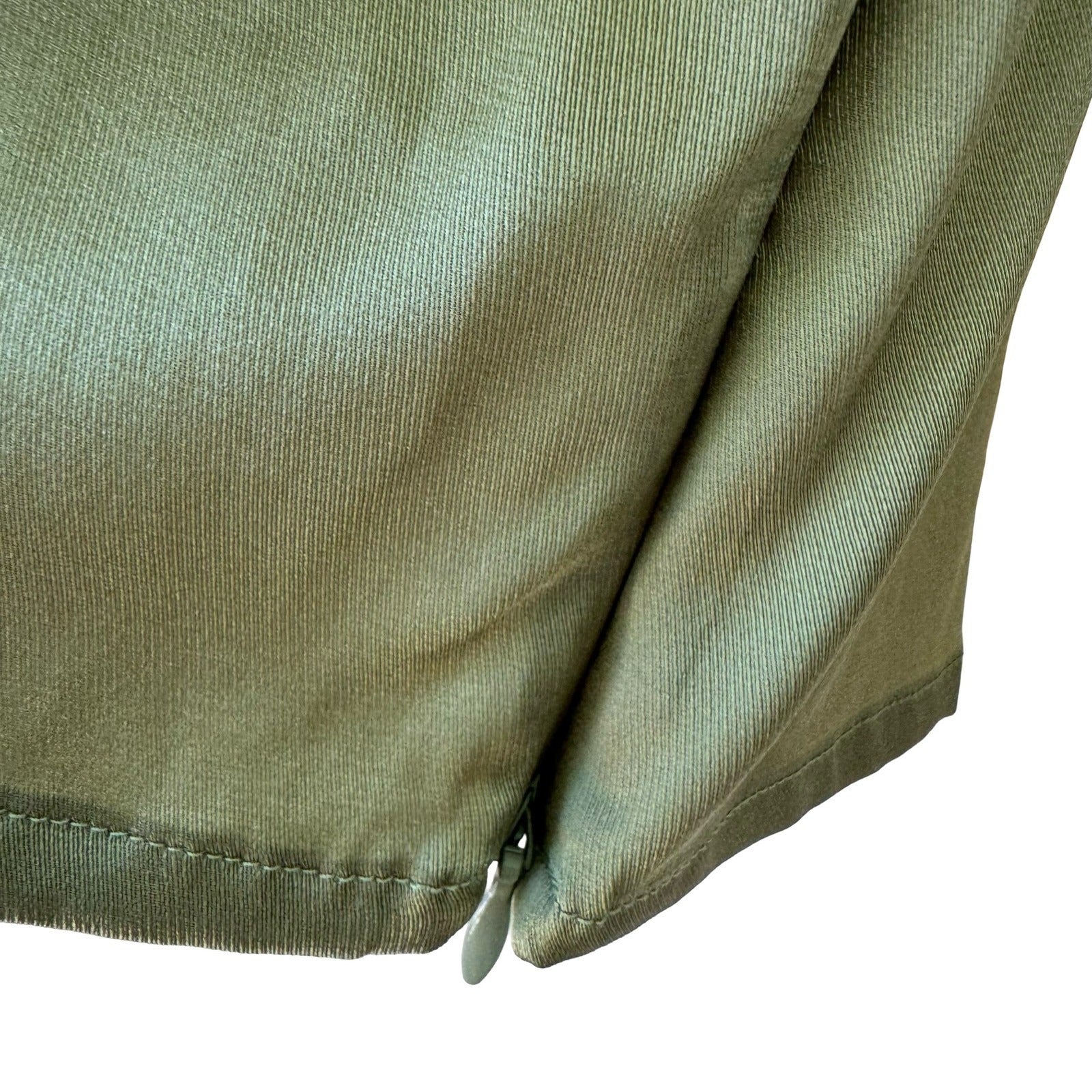 Filippa Y2K Ethereal Silk Blend Romantic Fairycore Split Sleeve Green Blouse 4