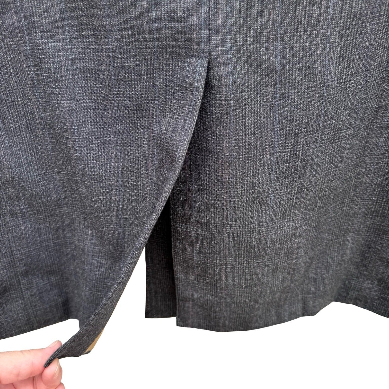 Bill Blass for PBM Vintage 80s Mens Gray Wool Blazer Sport Coat 42R Ivy League