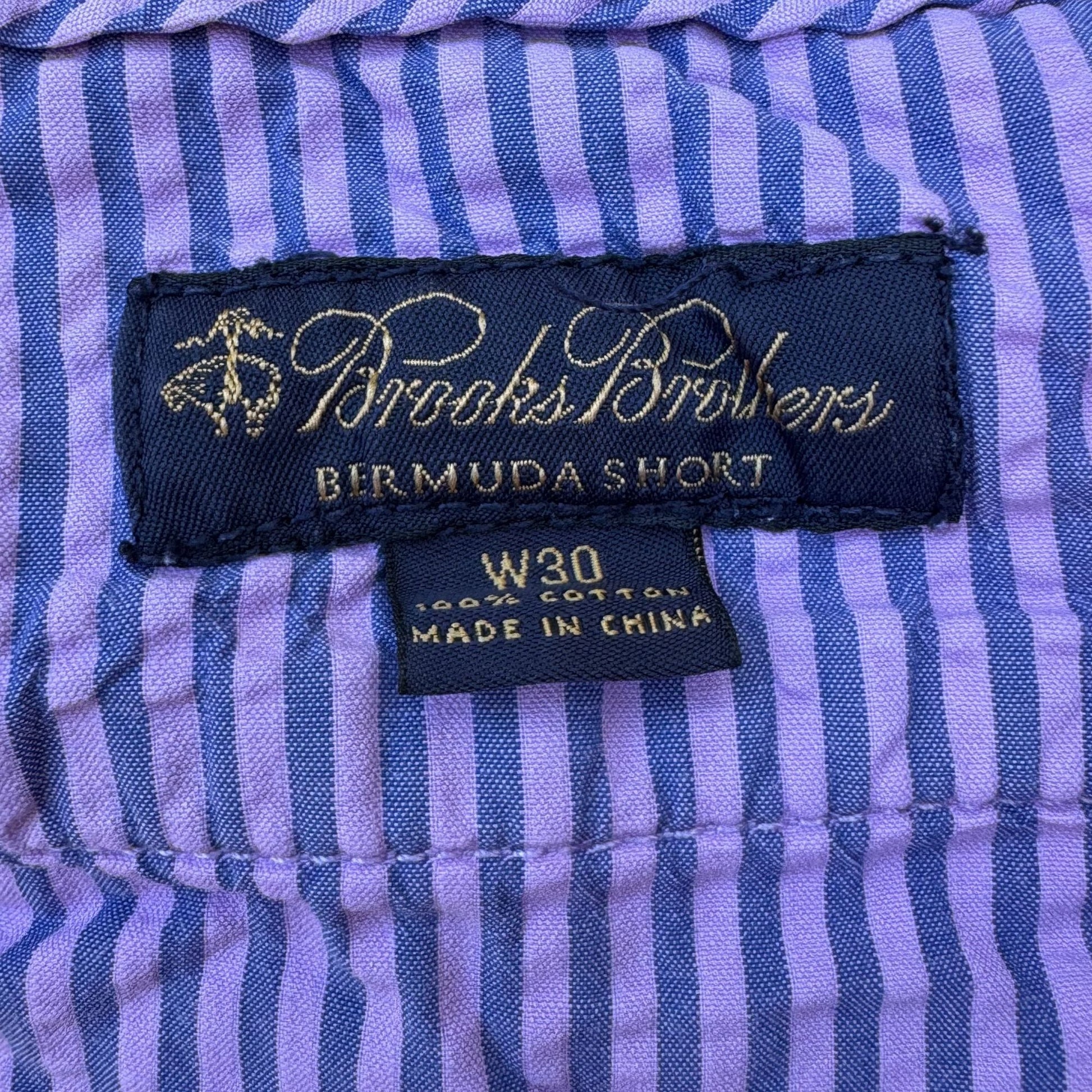 Brooks Brothers Lavender Bermuda Shorts W30 Cotton Casual Summer Wear