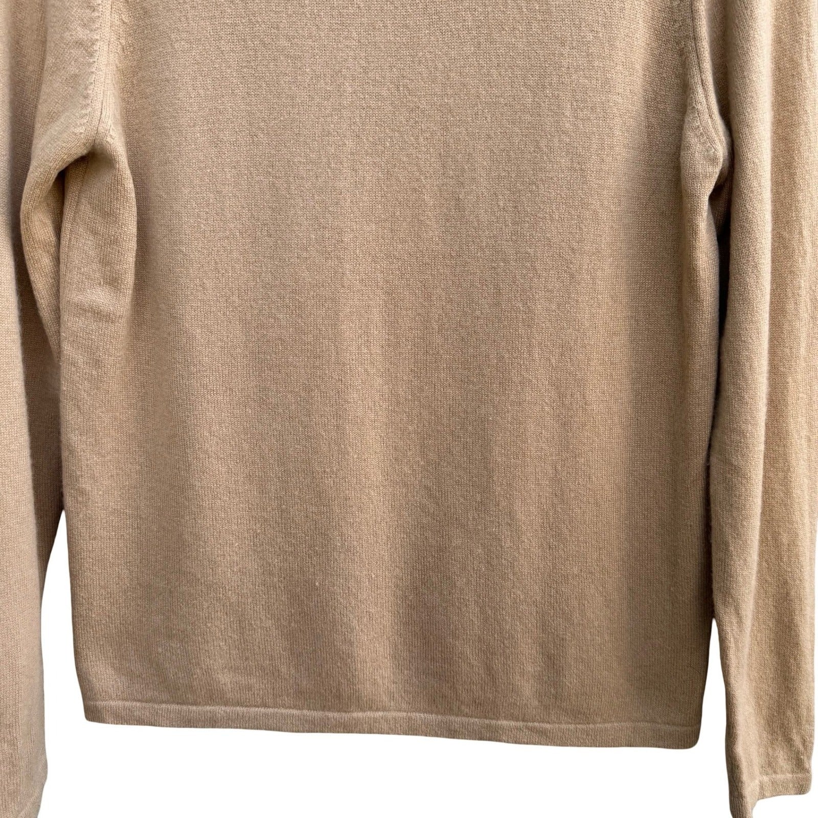 Charter Club 2 Ply Cashmere Quiet Luxury Minimalist Turtleneck Sweater Womens S