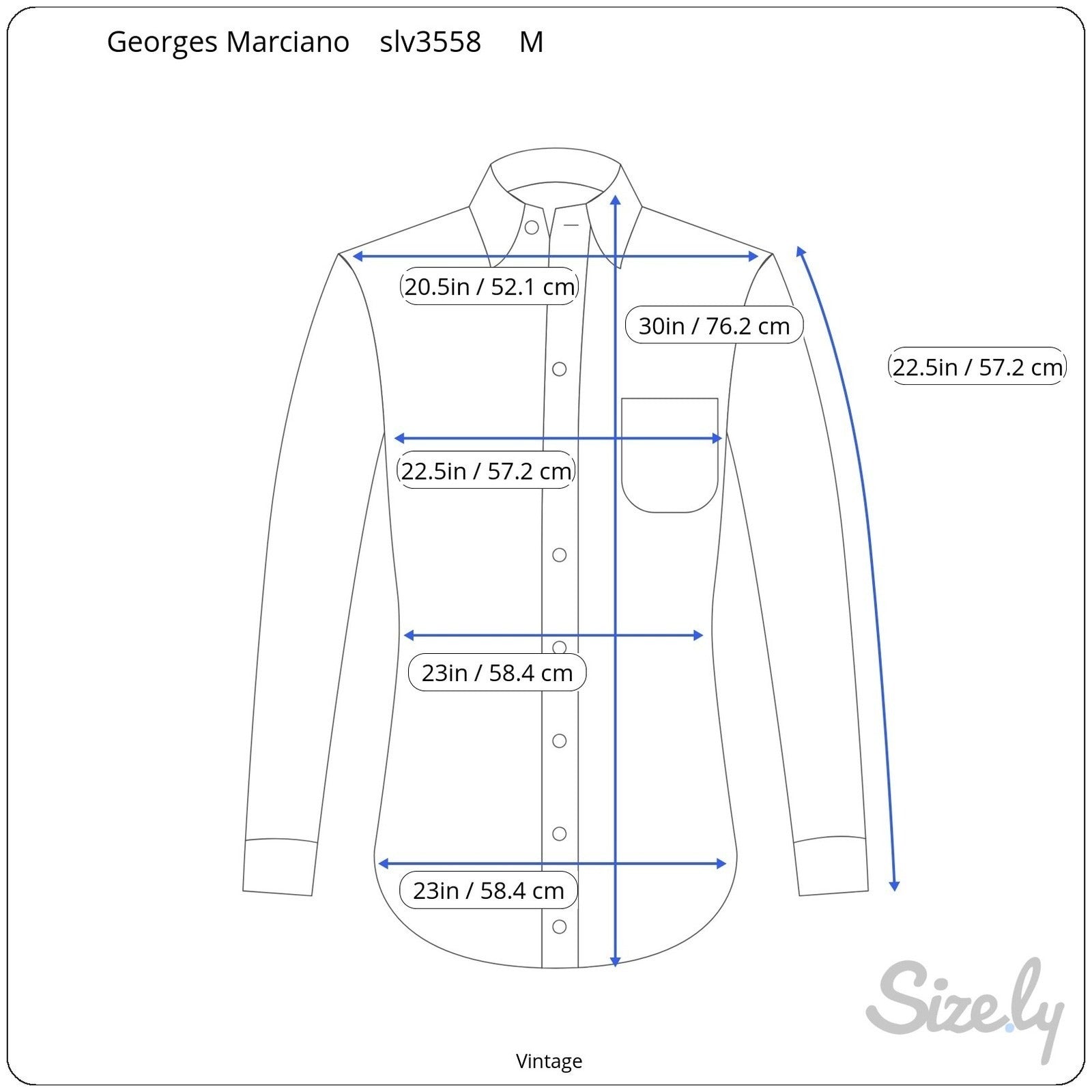 Georges Marciano Vintage Mens M Charcoal Long Sleeve Button Down Utility Shirt