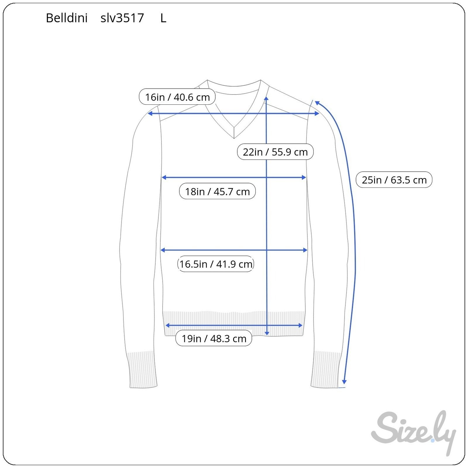 Belldini Black V-Neck Rhinestone Embellished Long Sleeve Knit Sweater Womens L