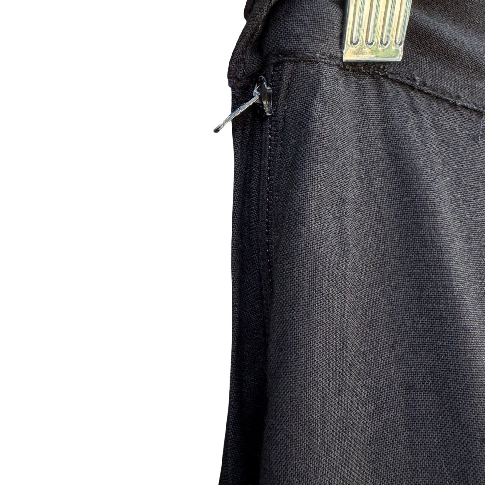French Connection Y2K Black Drop Waist Pleated Flounce Mini Skirt Womens XS