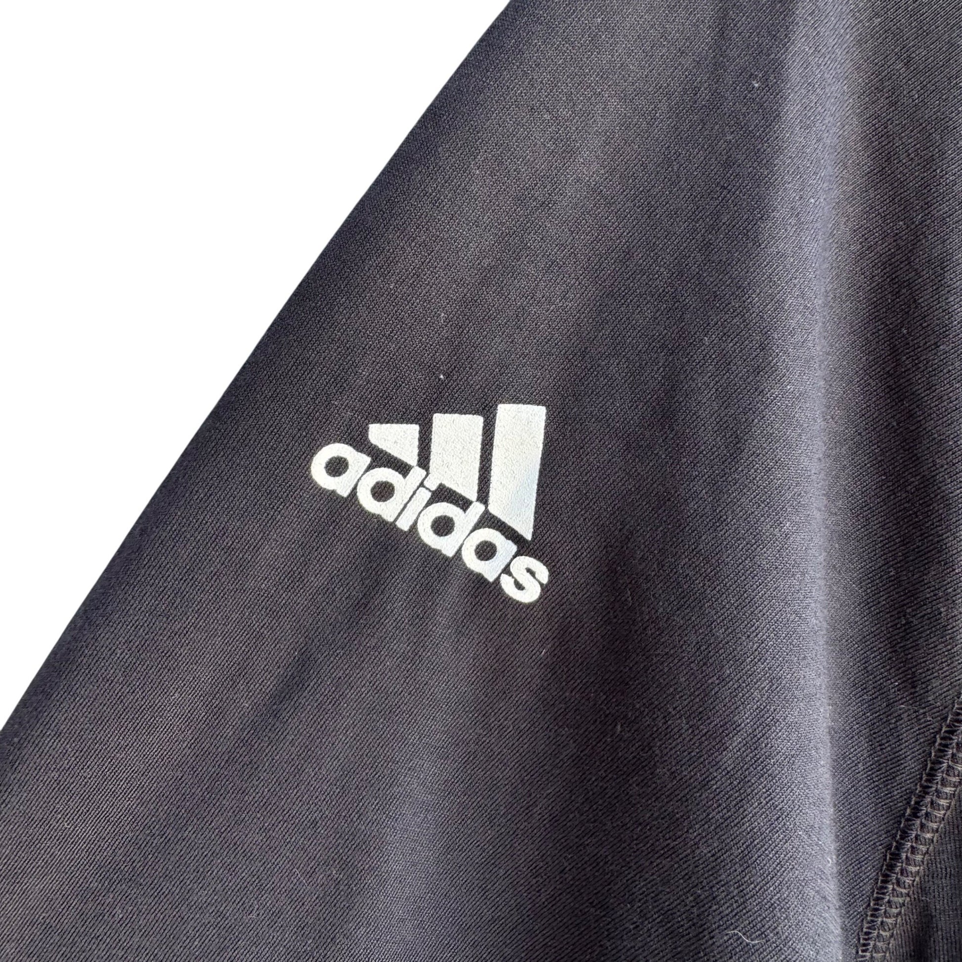 Adidas NHL Los Angeles Kings Hockey Mens Ultimate Tee Black Half-Zip Pullover 2XL