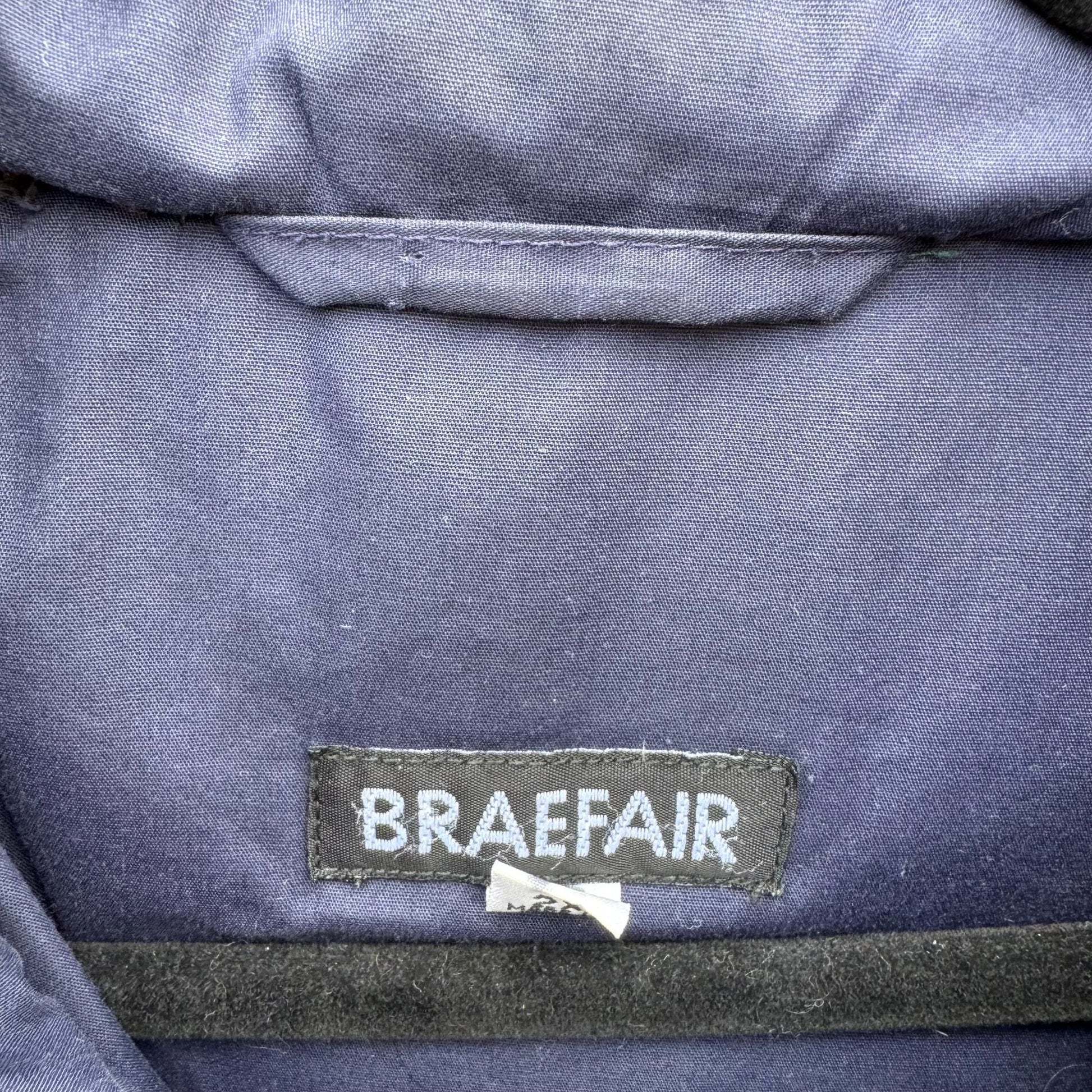 Braefair Vintage Green Navy Hooded Down Fill Puffer Jacket Parka Winter Coat 2X