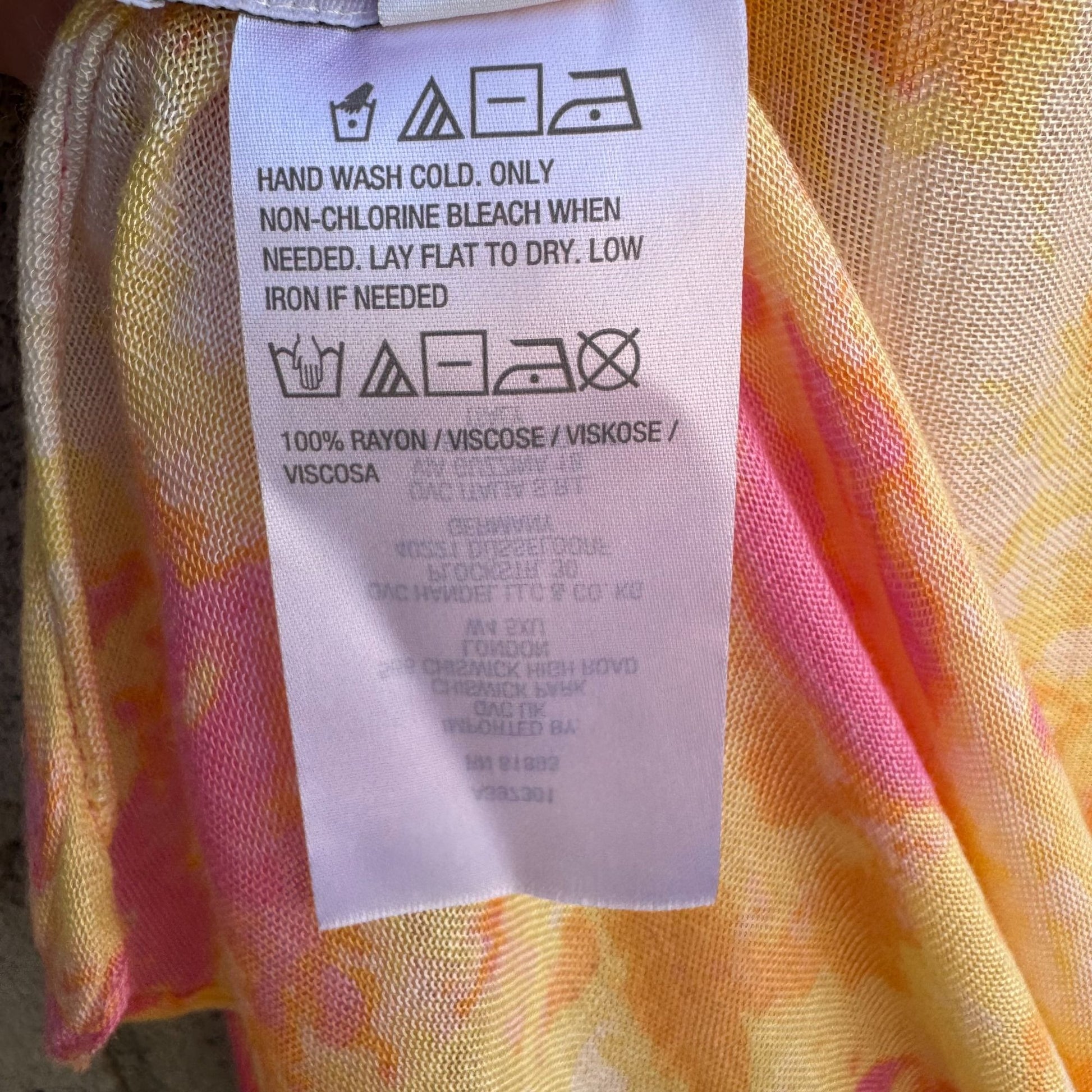 Isaac Mizrahi Live Womens Multicolor Pink Orange Tie-Dye Hippie Beach Scarf Wrap