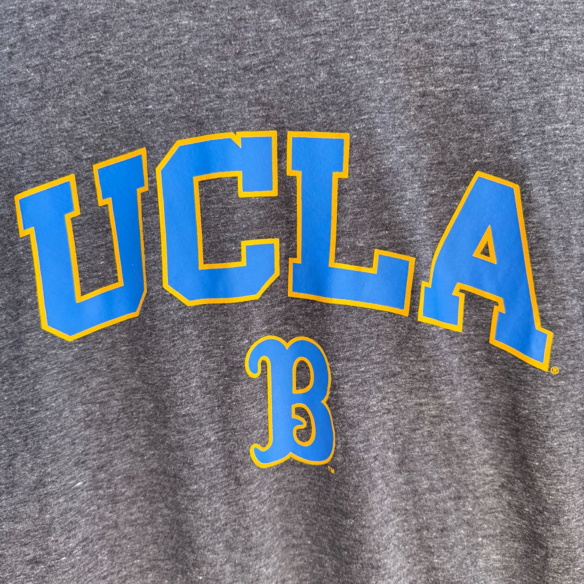 UCLA Champion Authentic Athleticwear Mens Gray Short Sleeve Casual T-Shirt XL